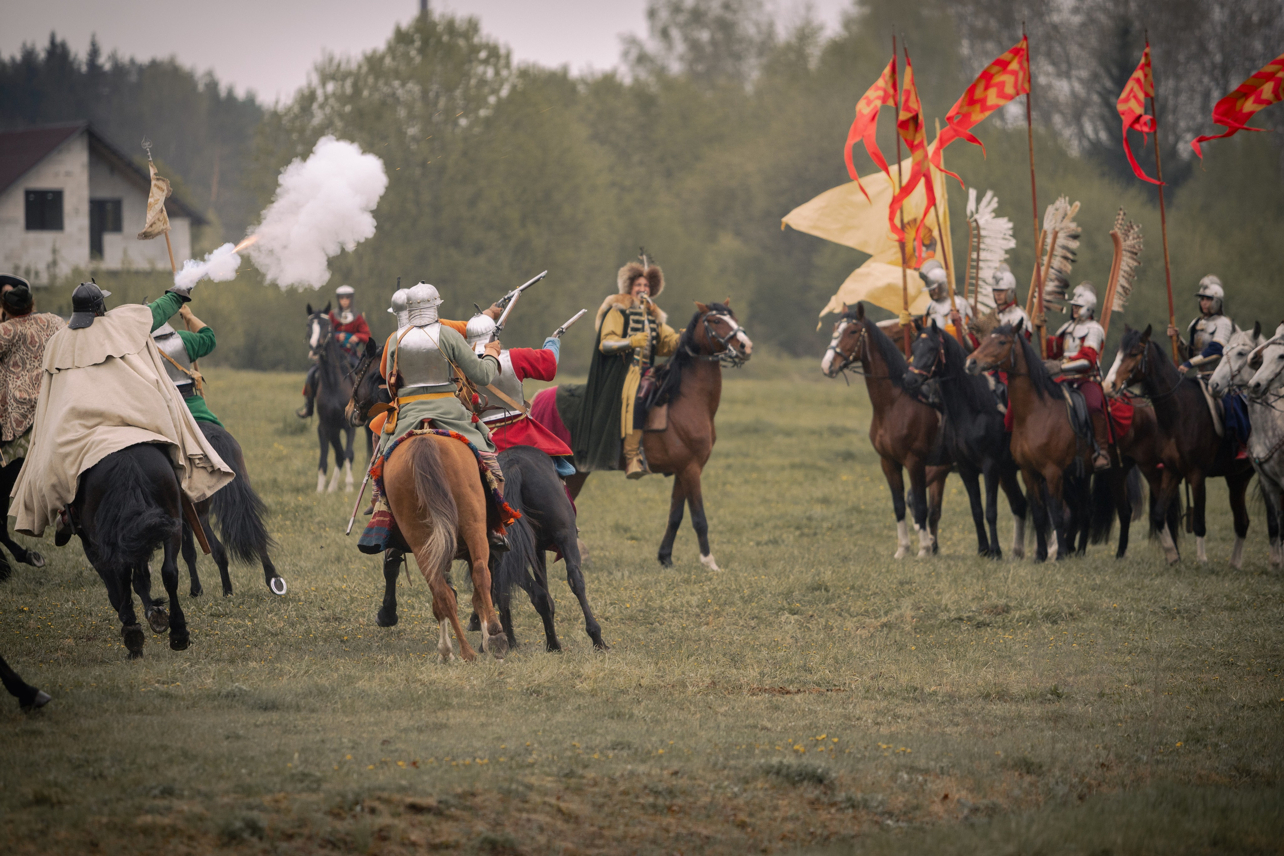 Золотая шпора. Огнем и мечем. День третий. Бой на поле. Профессиональный интерьерный и репортажный фотограф Минск и РБ. Максим Орлов
