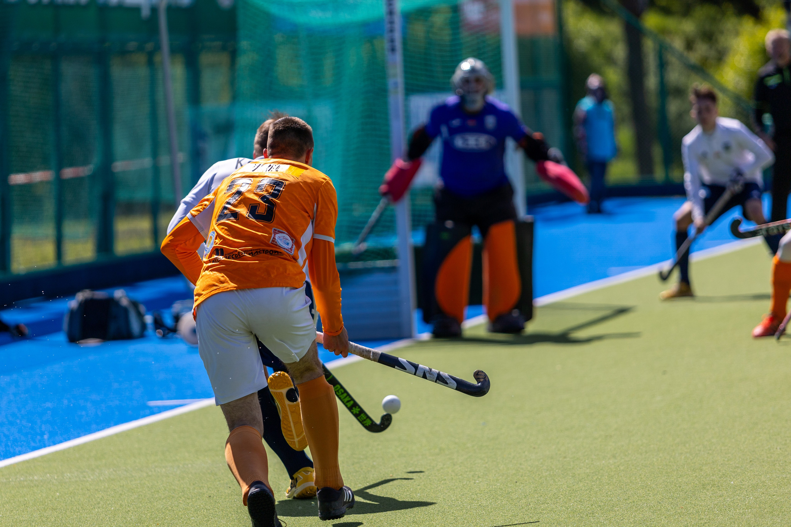 Хоккей на траве. ХК Минск — СК Строитель 12.05.2024. Профессиональный интерьерный и репортажный фотограф Минск и РБ. Максим Орлов