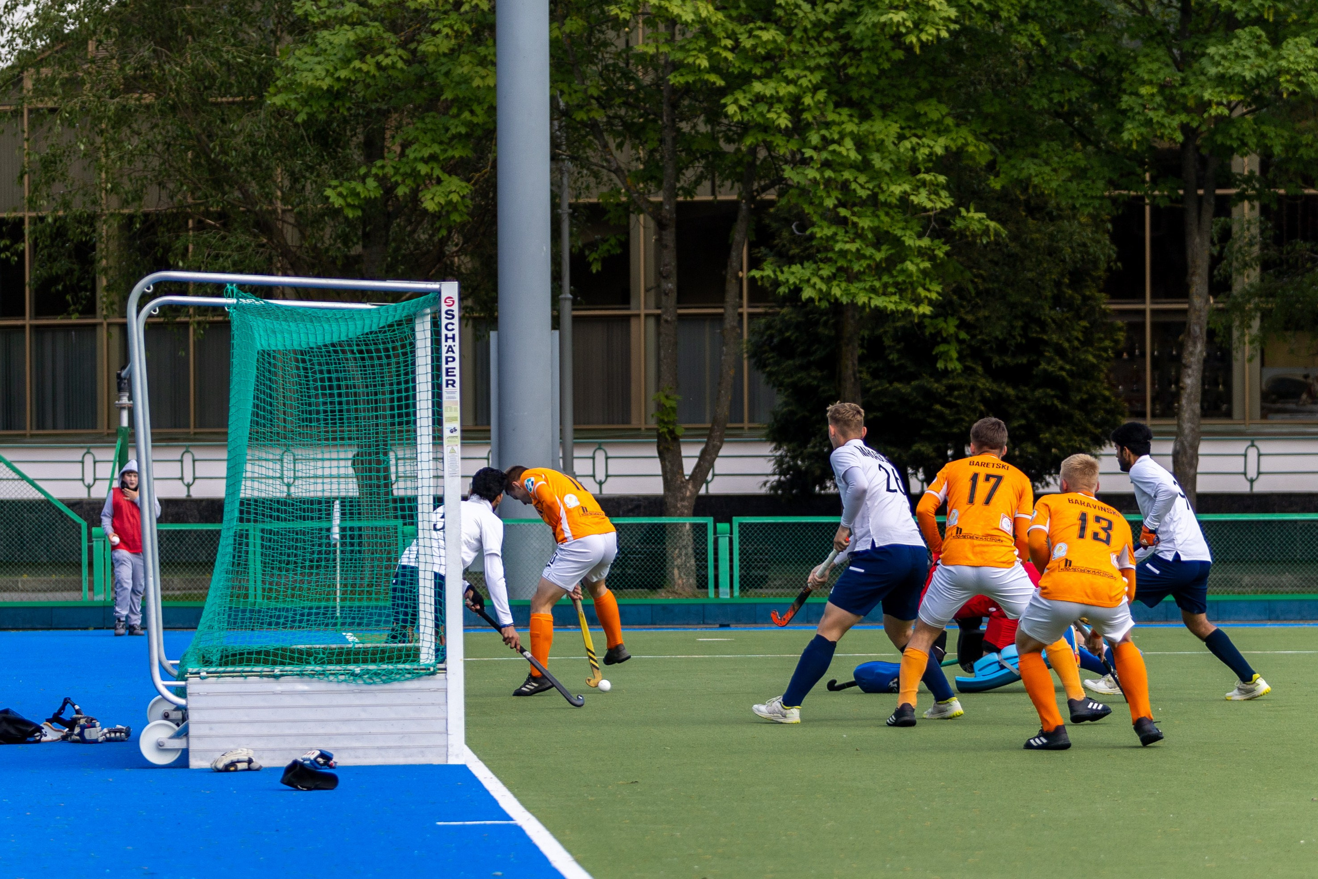 Хоккей на траве. ХК Минск — СК Строитель 11.05.2024. Профессиональный интерьерный и репортажный фотограф Минск и РБ. Максим Орлов