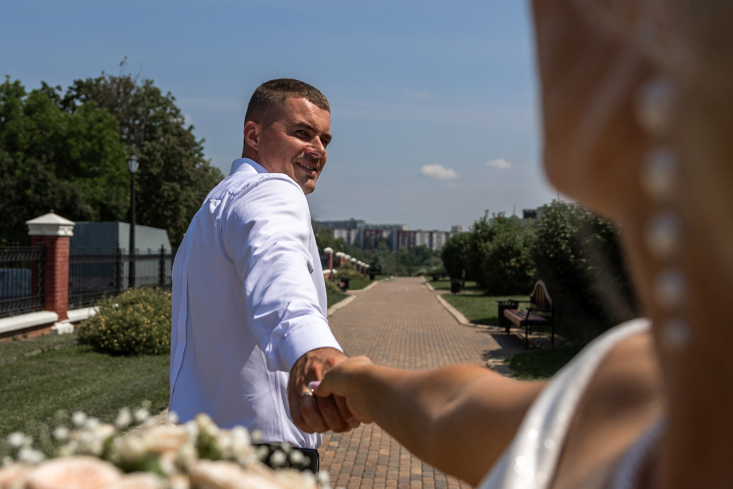 Свадебная фотосессия Дениса и Юли. Профессиональный интерьерный и репортажный фотограф Минск и РБ. Максим Орлов