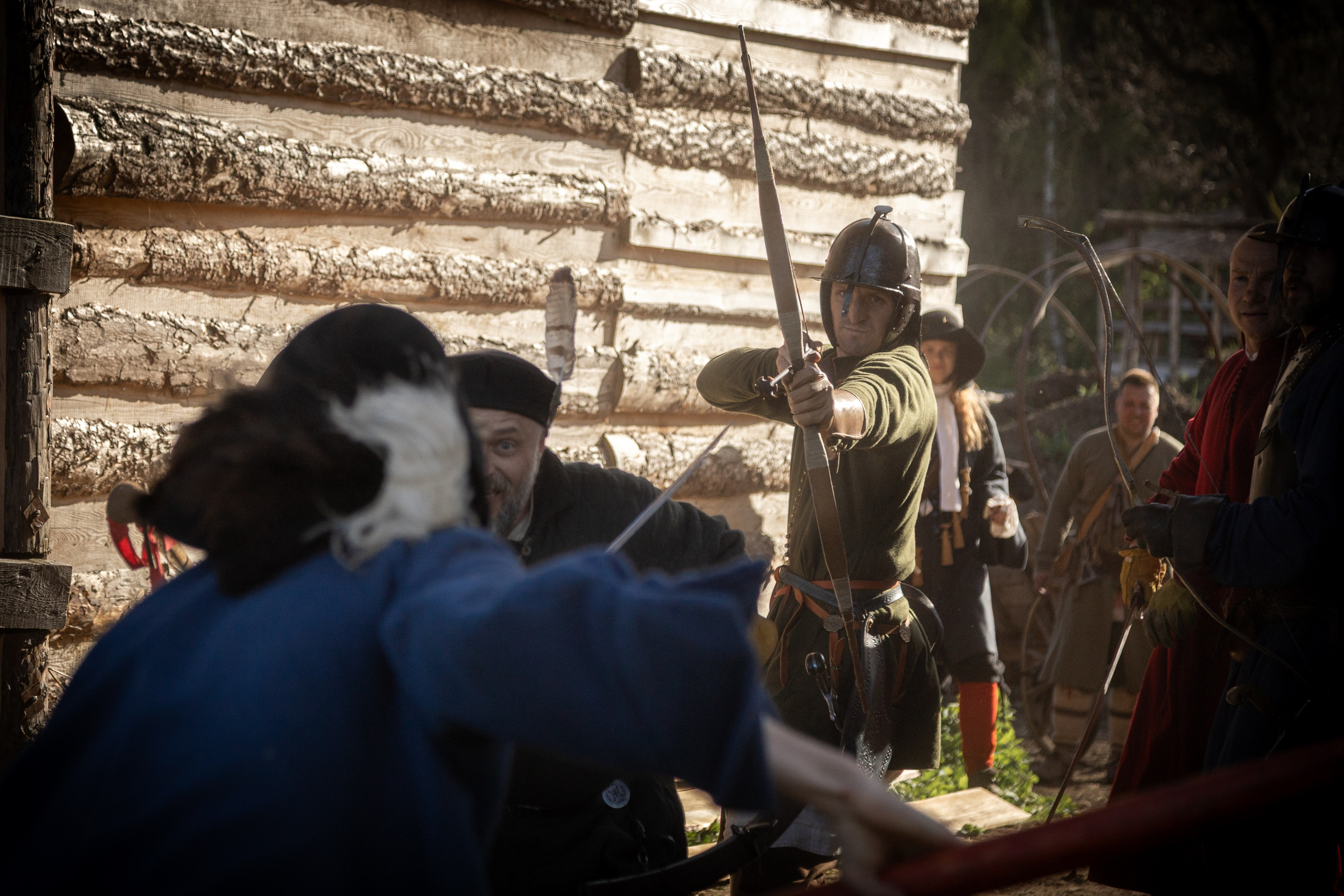 Золотая шпора. Огнем и мечем. День второй. Вылазка в лес. Штурм фортеции. Княжеский пир. Профессиональный интерьерный и репортажный фотограф Минск и РБ. Максим Орлов