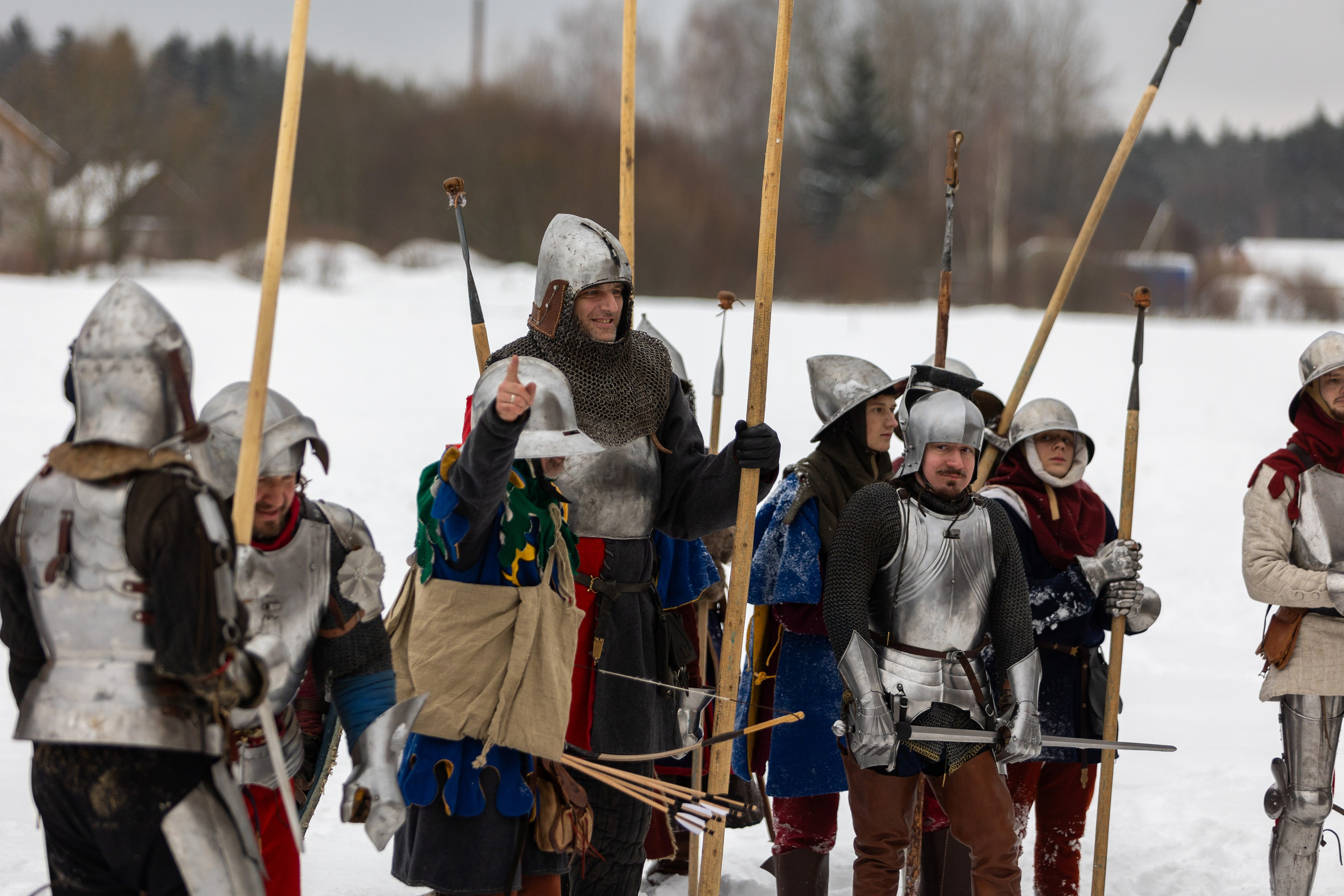 Зимние рыцарские маневры. Профессиональный интерьерный и репортажный фотограф Минск и РБ. Максим Орлов