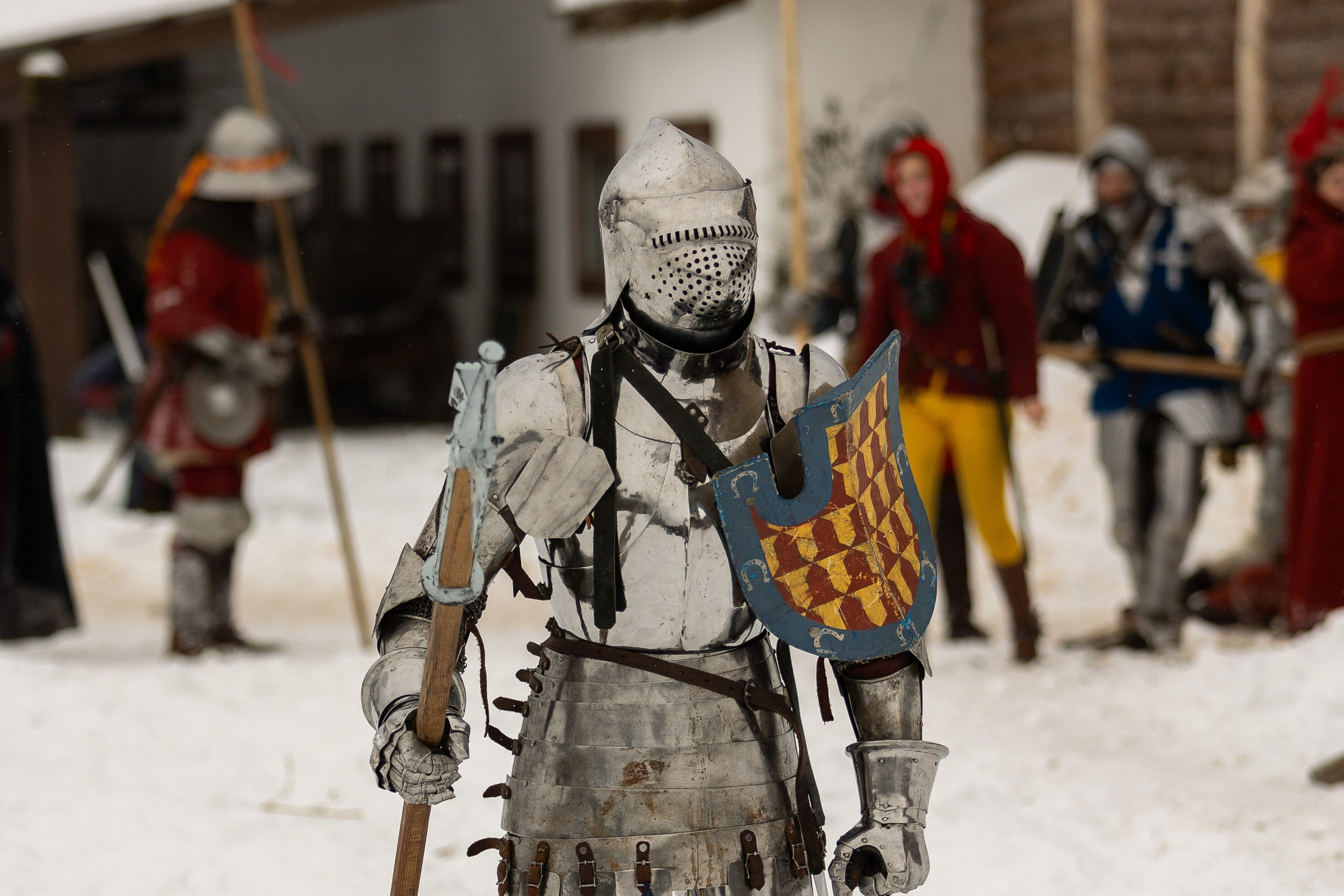 Зимние рыцарские маневры. Профессиональный интерьерный и репортажный фотограф Минск и РБ. Максим Орлов