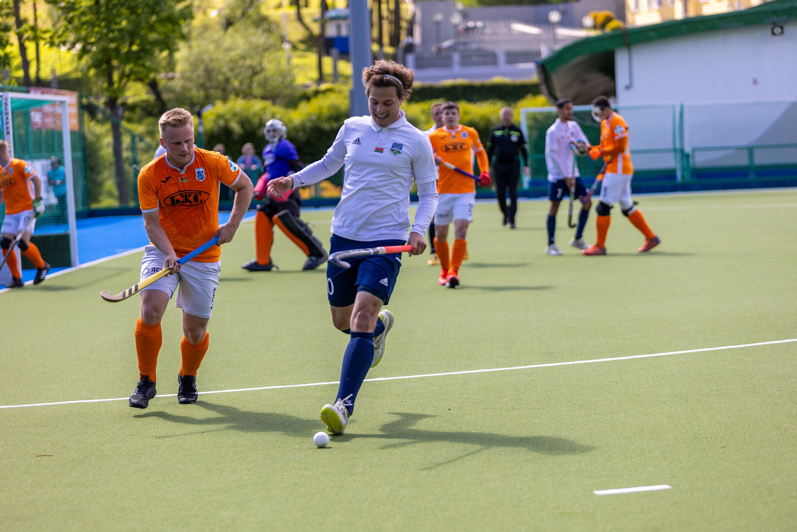 Хоккей на траве. ХК Минск — СК Строитель 12.05.2024. Профессиональный интерьерный и репортажный фотограф Минск и РБ. Максим Орлов