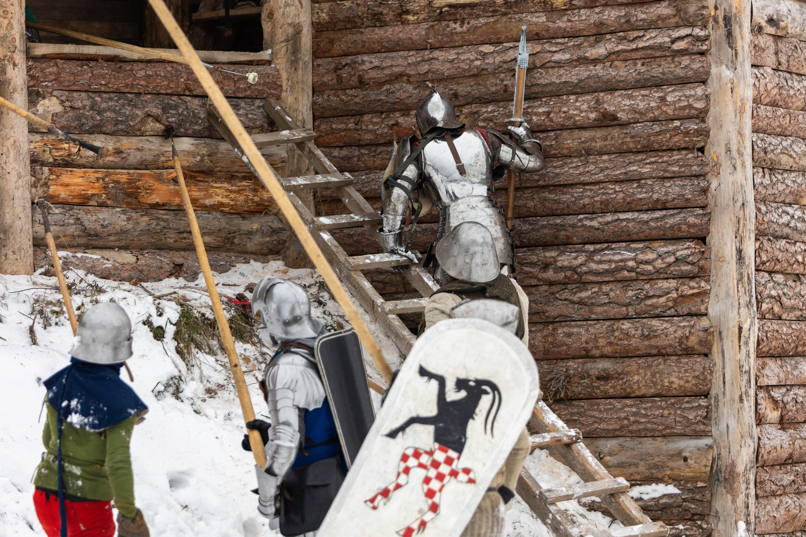 Зимние рыцарские маневры. Профессиональный интерьерный и репортажный фотограф Минск и РБ. Максим Орлов