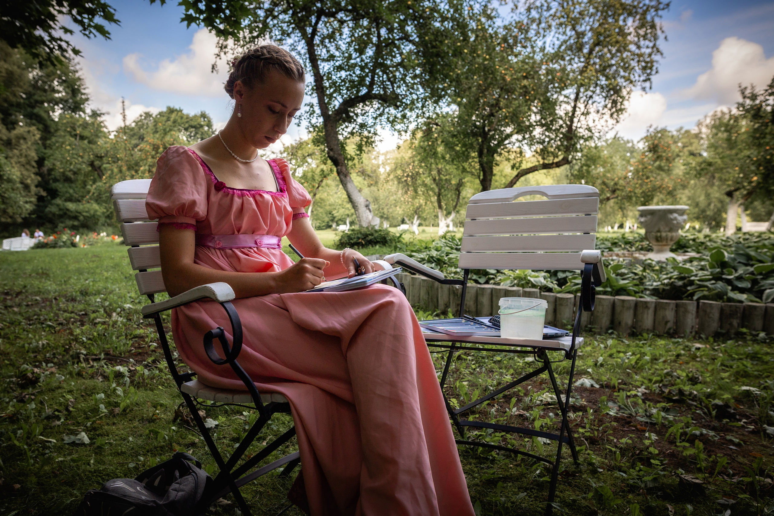 Пикник начала 19 века. Профессиональный интерьерный и репортажный фотограф Минск и РБ. Максим Орлов