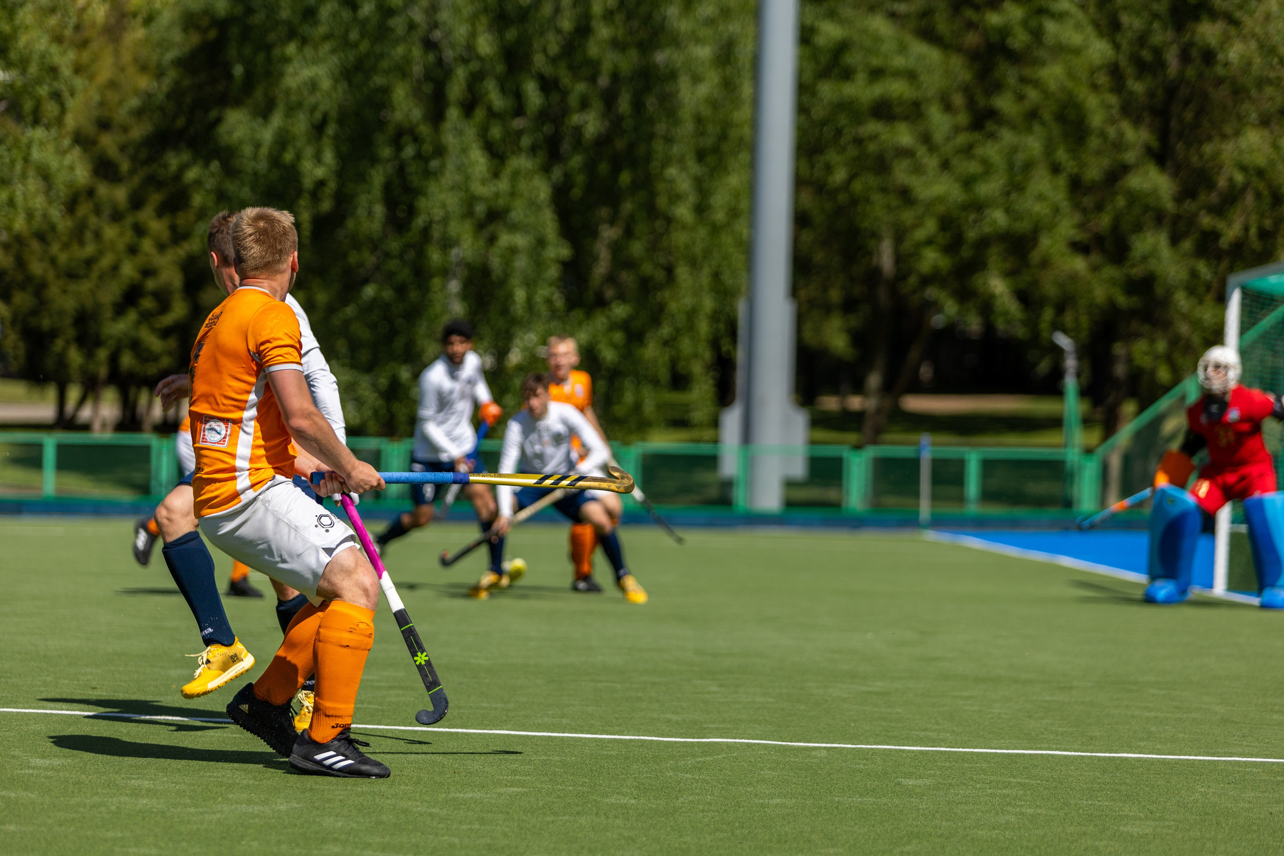 Хоккей на траве. ХК Минск — СК Строитель 12.05.2024. Профессиональный интерьерный и репортажный фотограф Минск и РБ. Максим Орлов