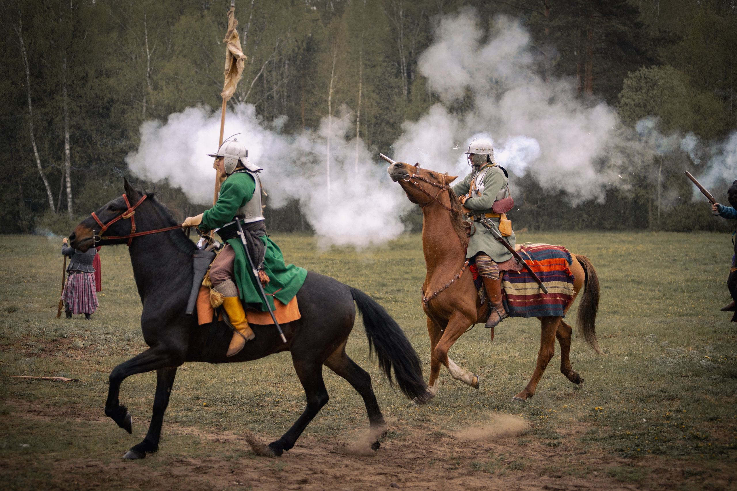 Золотая шпора. Огнем и мечем. День третий. Бой на поле. Профессиональный интерьерный и репортажный фотограф Минск и РБ. Максим Орлов