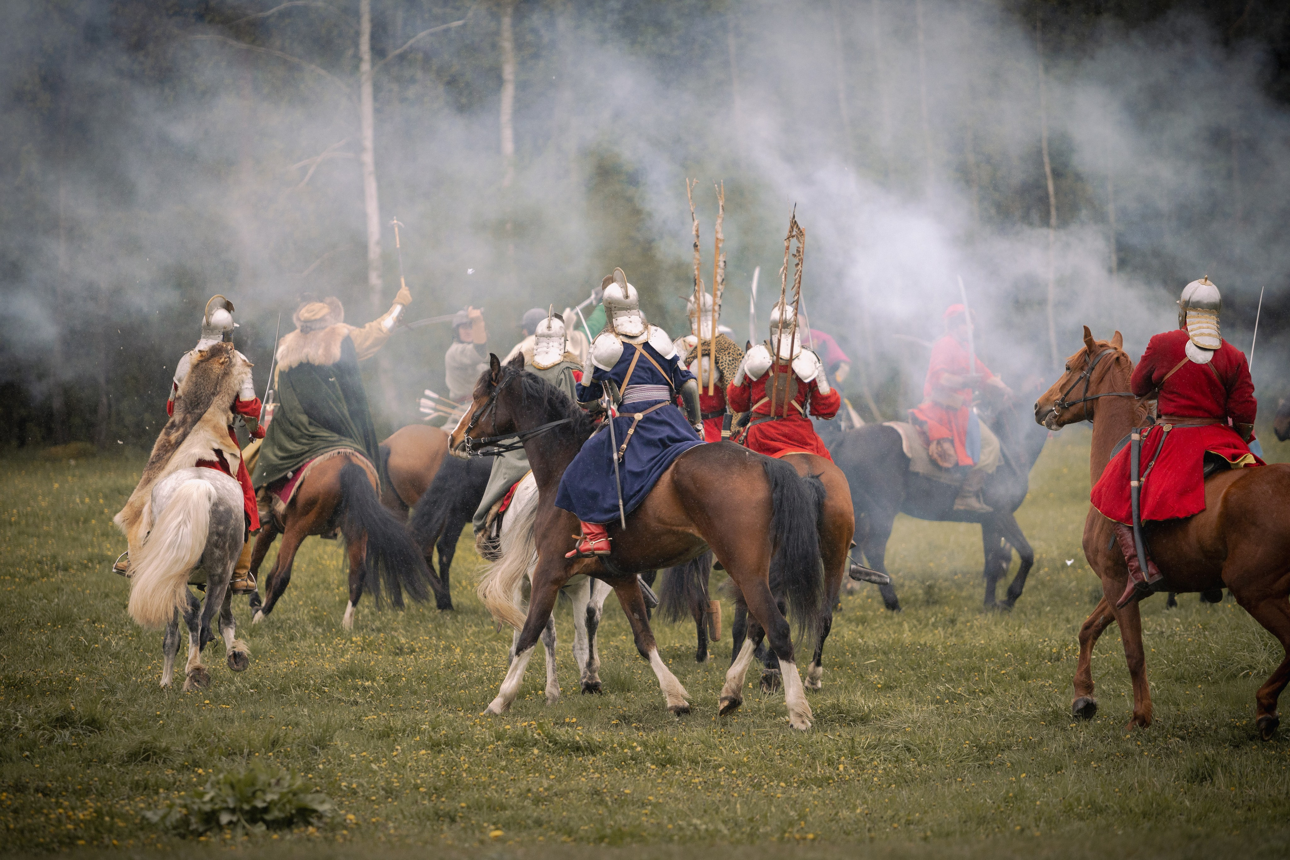 Золотая шпора. Огнем и мечем. День третий. Бой на поле. Профессиональный интерьерный и репортажный фотограф Минск и РБ. Максим Орлов