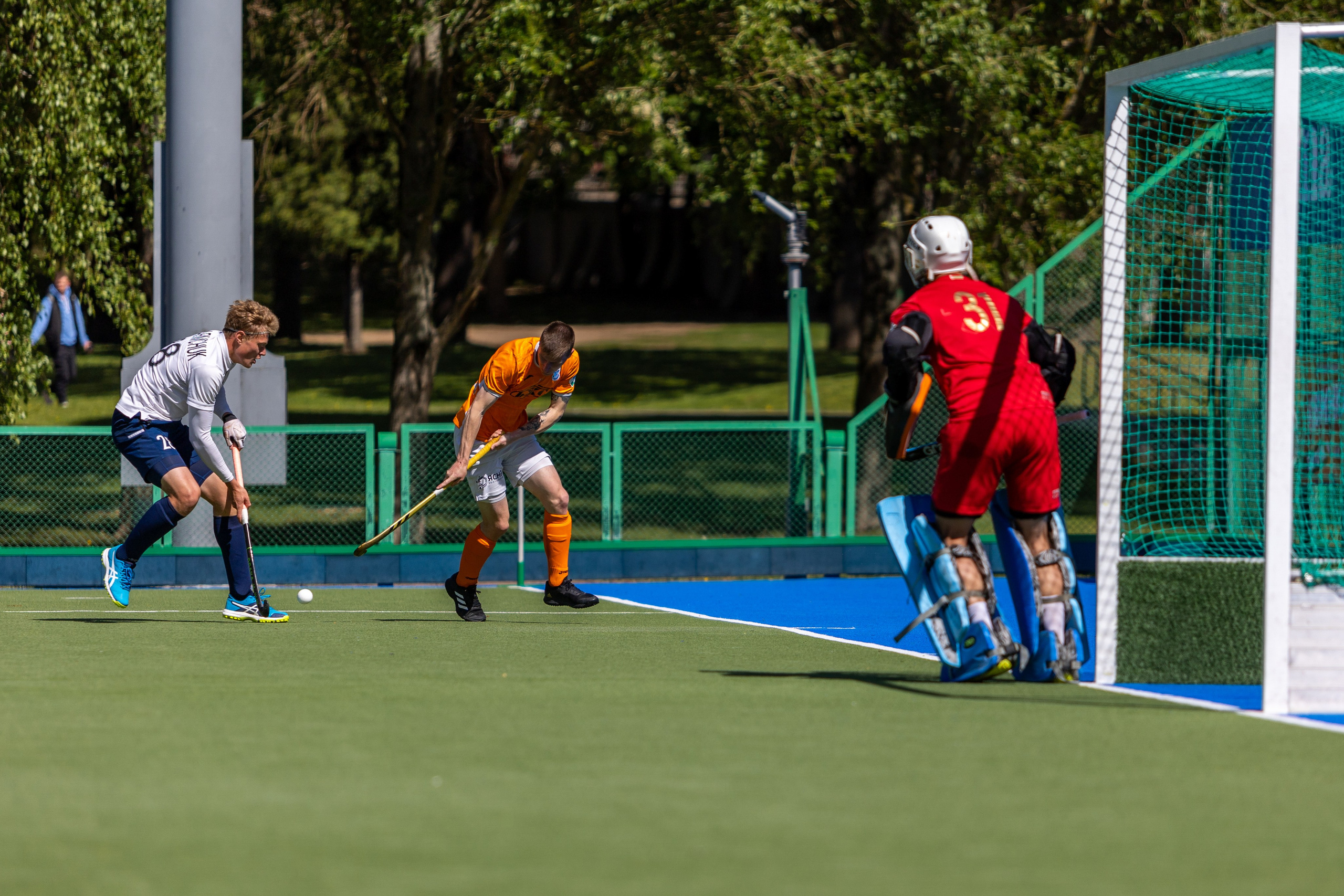 Хоккей на траве. ХК Минск — СК Строитель 12.05.2024. Профессиональный интерьерный и репортажный фотограф Минск и РБ. Максим Орлов