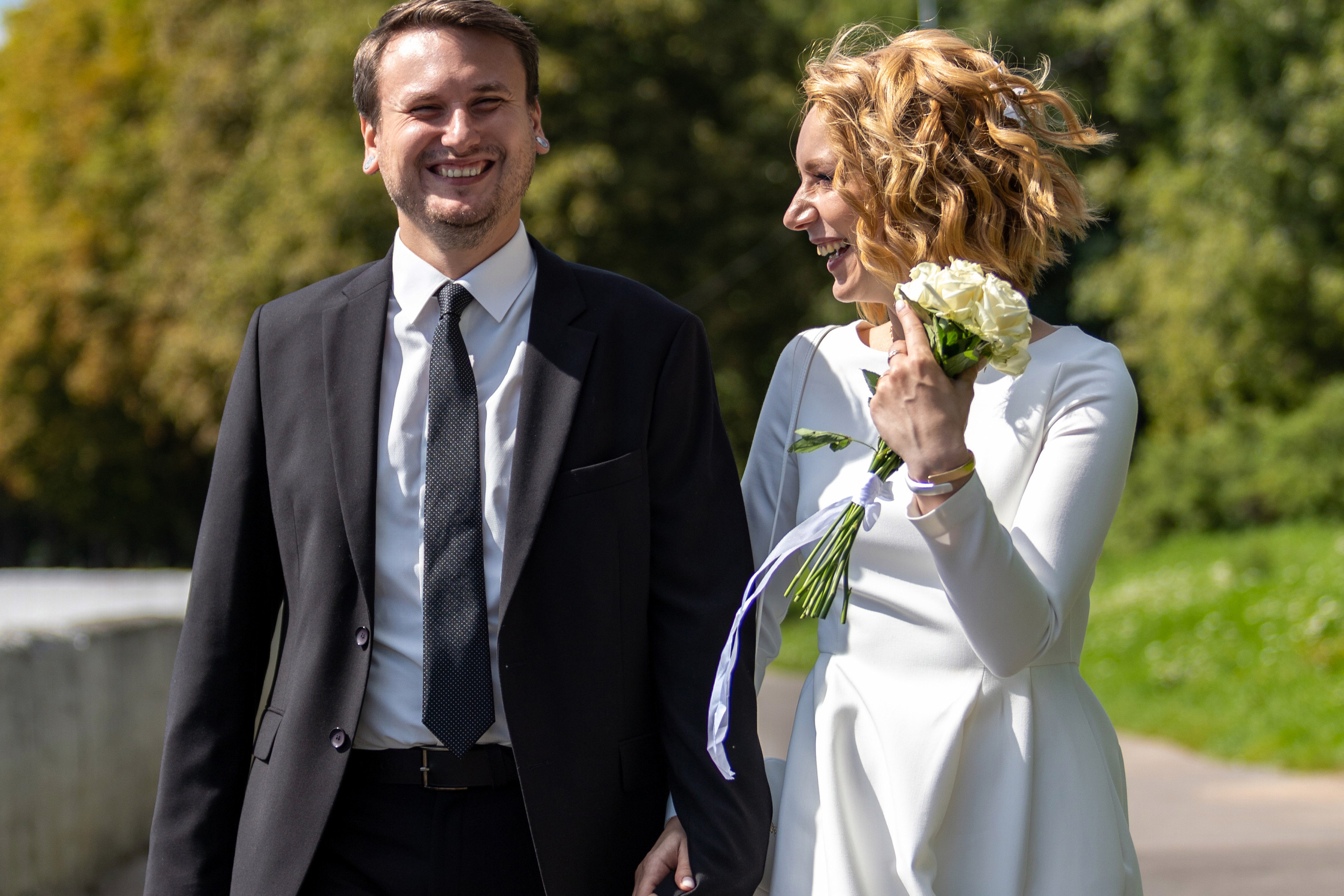 Свадебная прогулка Андрея и Ольги. Профессиональный интерьерный и репортажный фотограф Минск и РБ. Максим Орлов