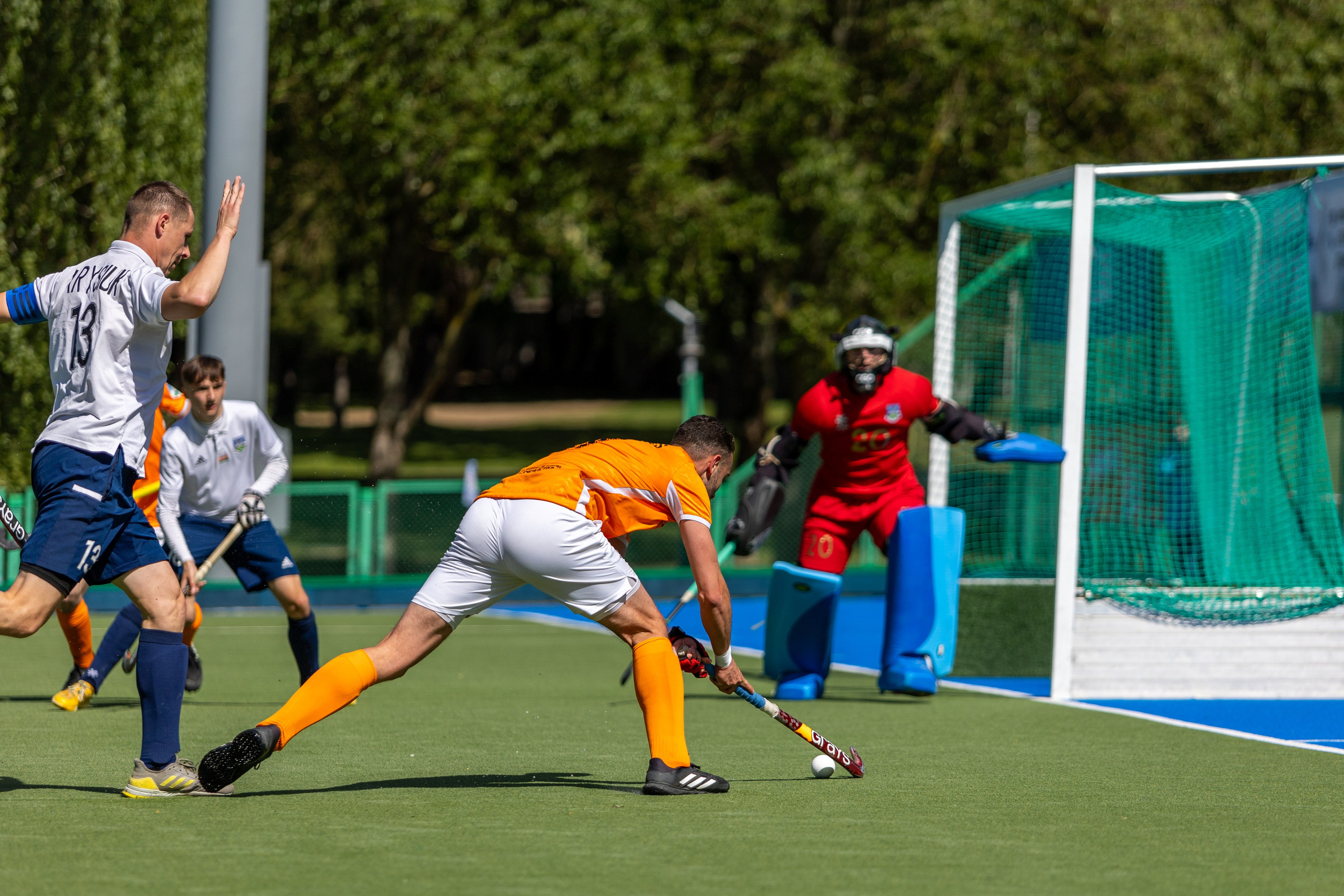 Хоккей на траве. ХК Минск — СК Строитель 12.05.2024. Профессиональный интерьерный и репортажный фотограф Минск и РБ. Максим Орлов