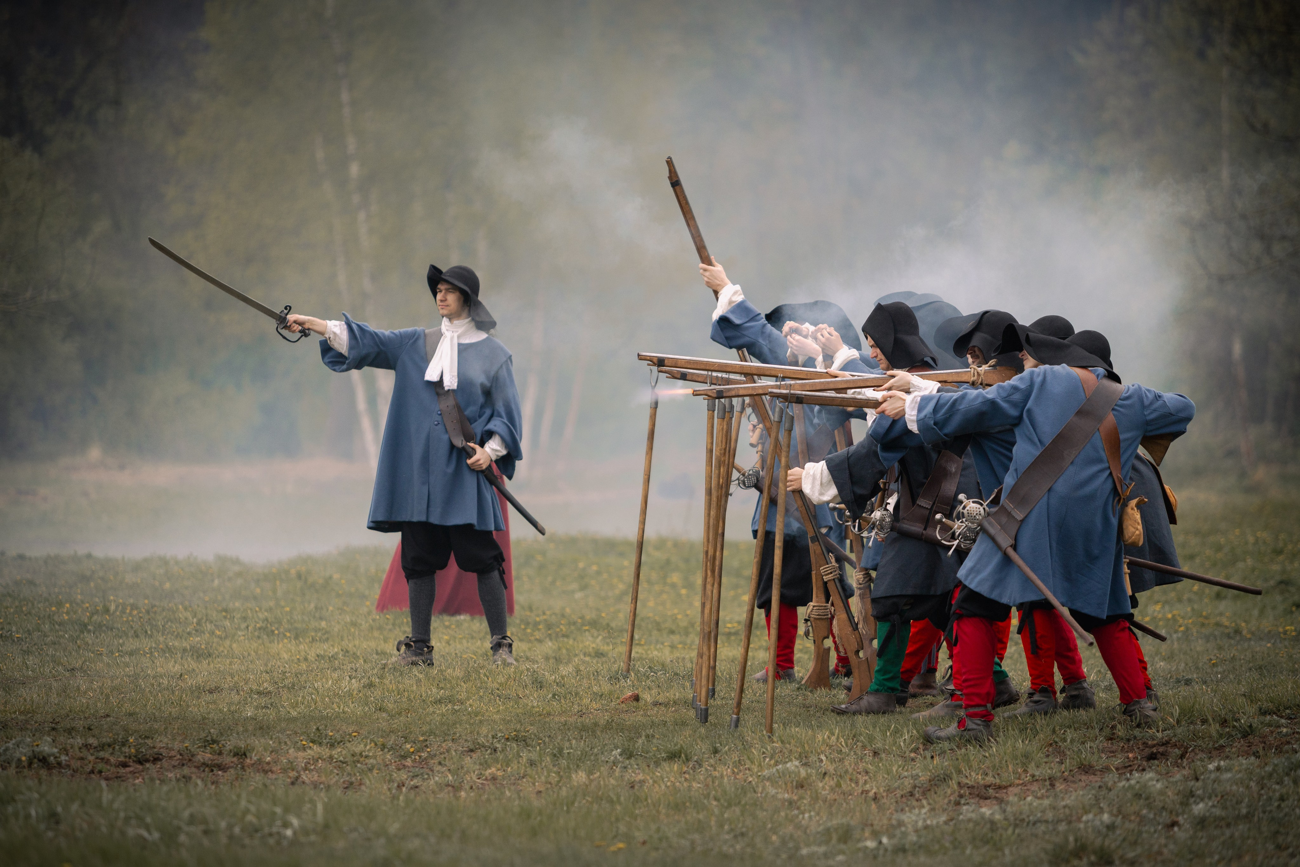 Золотая шпора. Огнем и мечем. День третий. Бой на поле. Профессиональный интерьерный и репортажный фотограф Минск и РБ. Максим Орлов