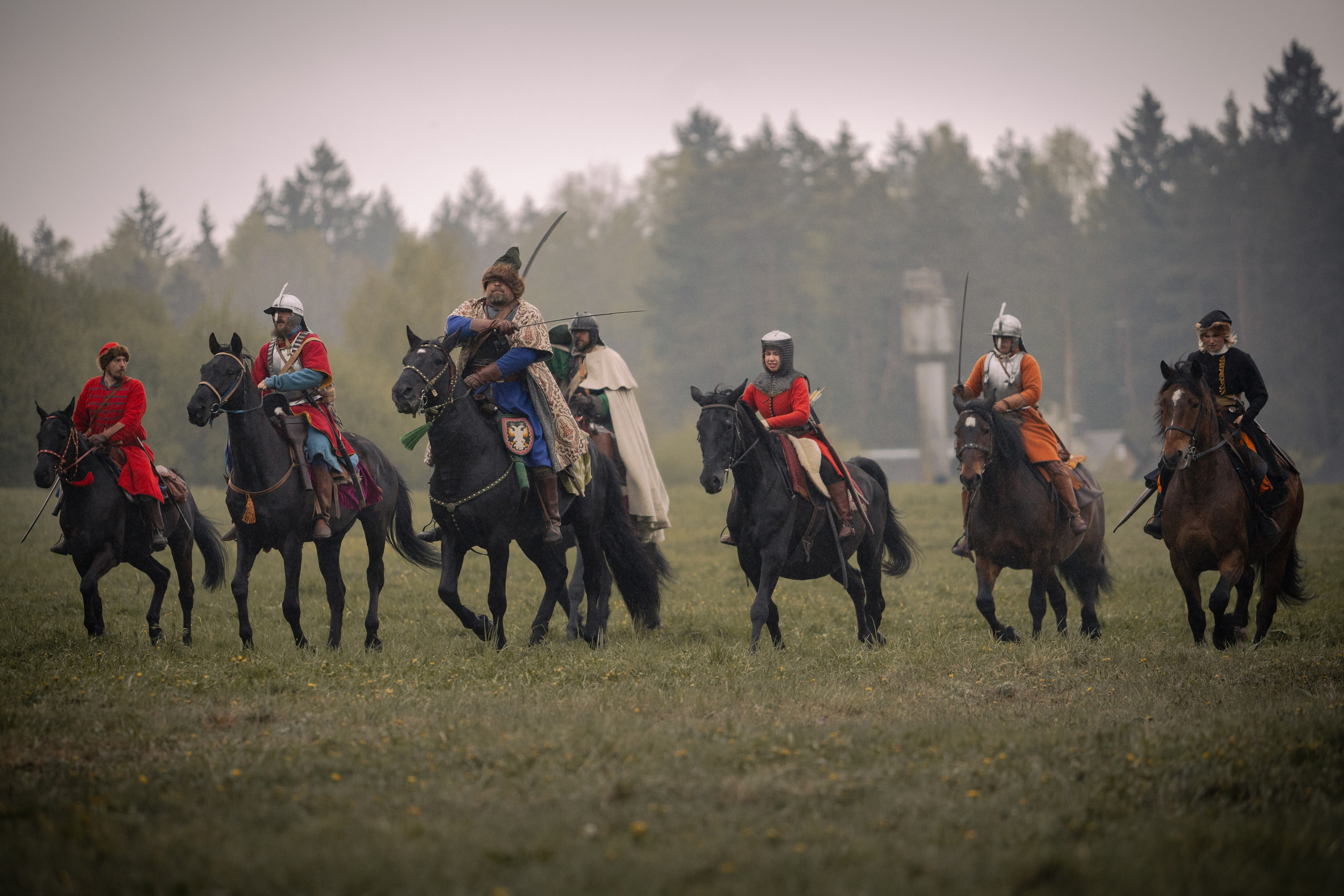 Золотая шпора. Огнем и мечем. День третий. Бой на поле. Профессиональный интерьерный и репортажный фотограф Минск и РБ. Максим Орлов