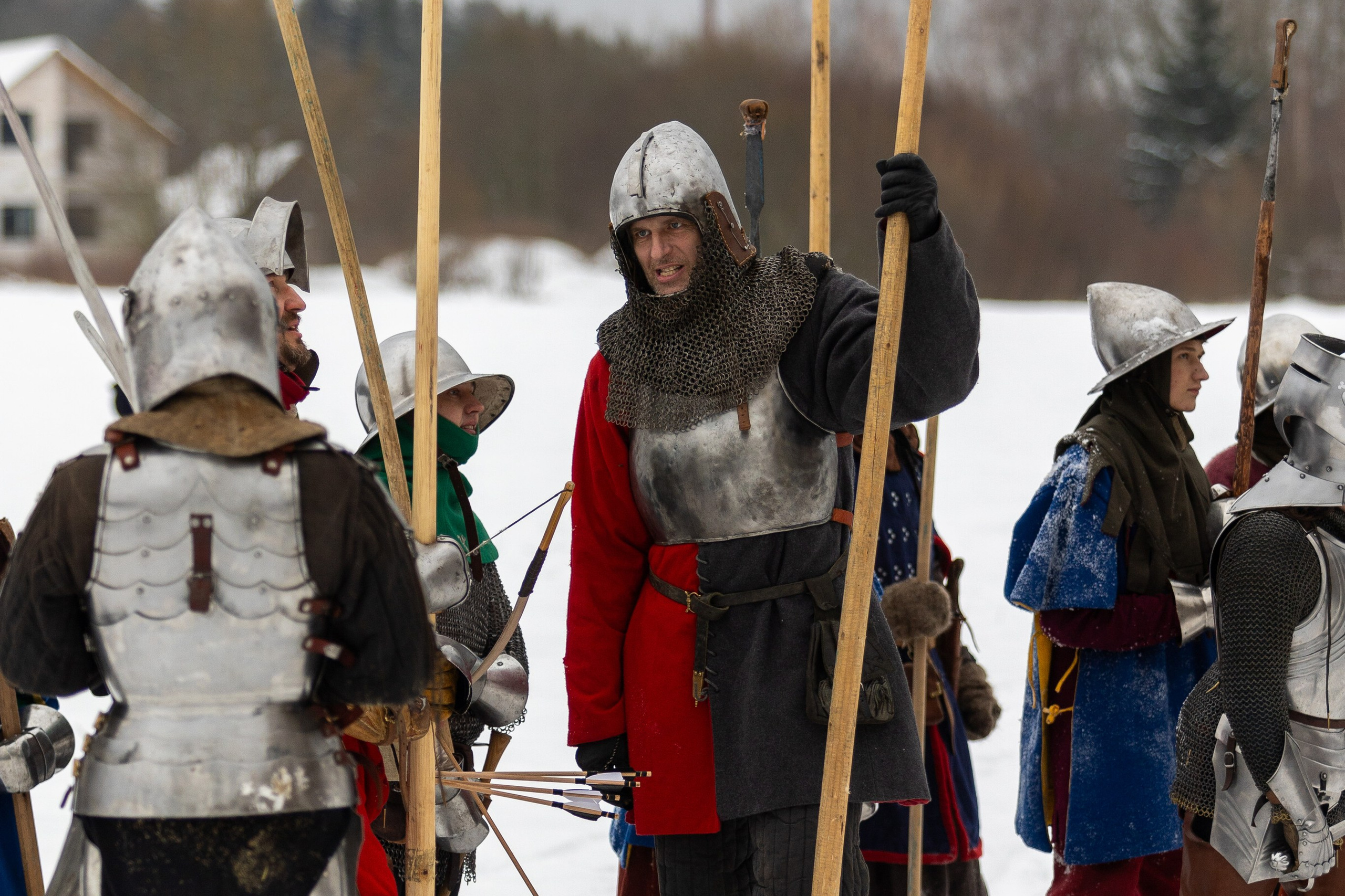 Зимние рыцарские маневры. Профессиональный интерьерный и репортажный фотограф Минск и РБ. Максим Орлов