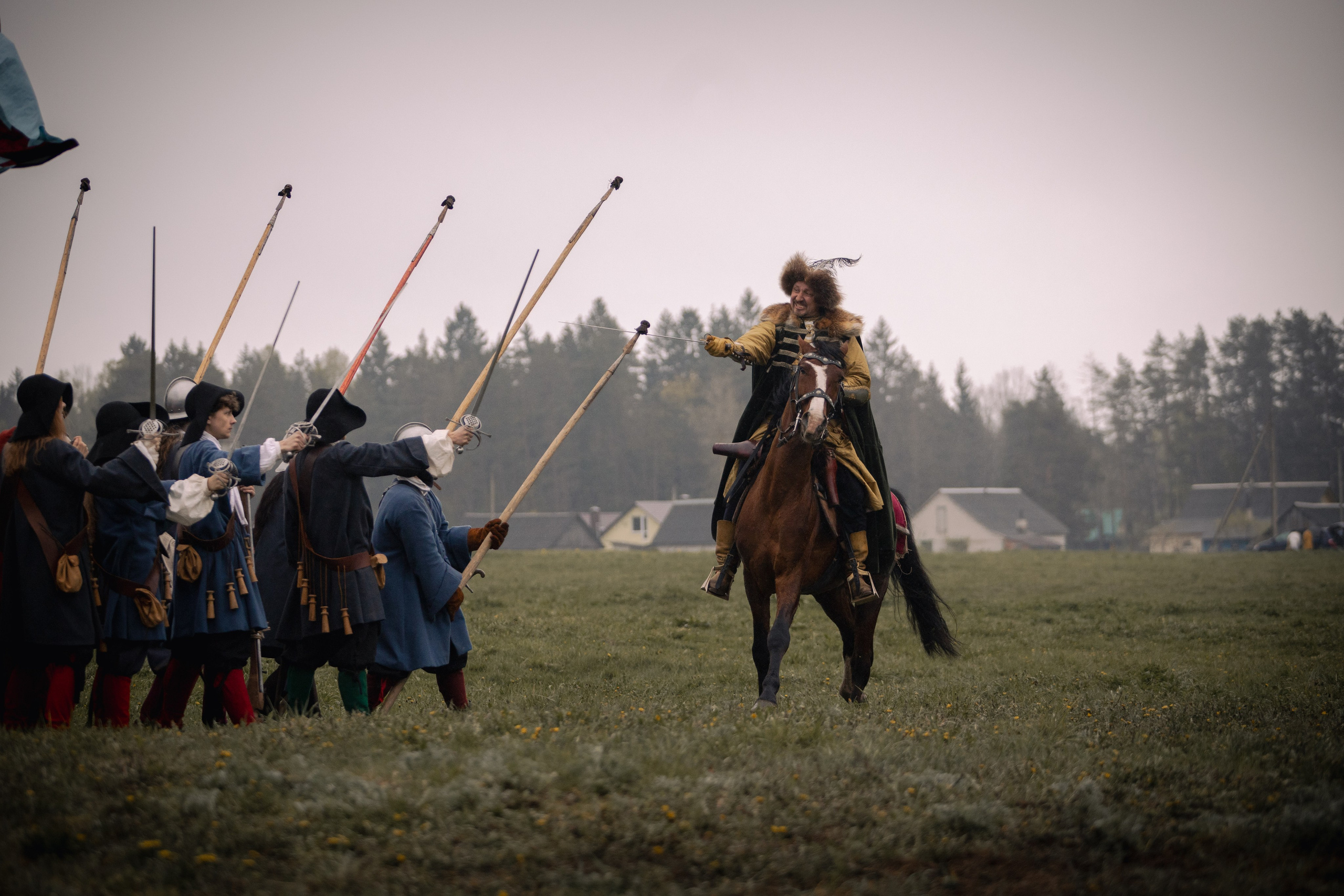 Золотая шпора. Огнем и мечем. День третий. Бой на поле. Профессиональный интерьерный и репортажный фотограф Минск и РБ. Максим Орлов