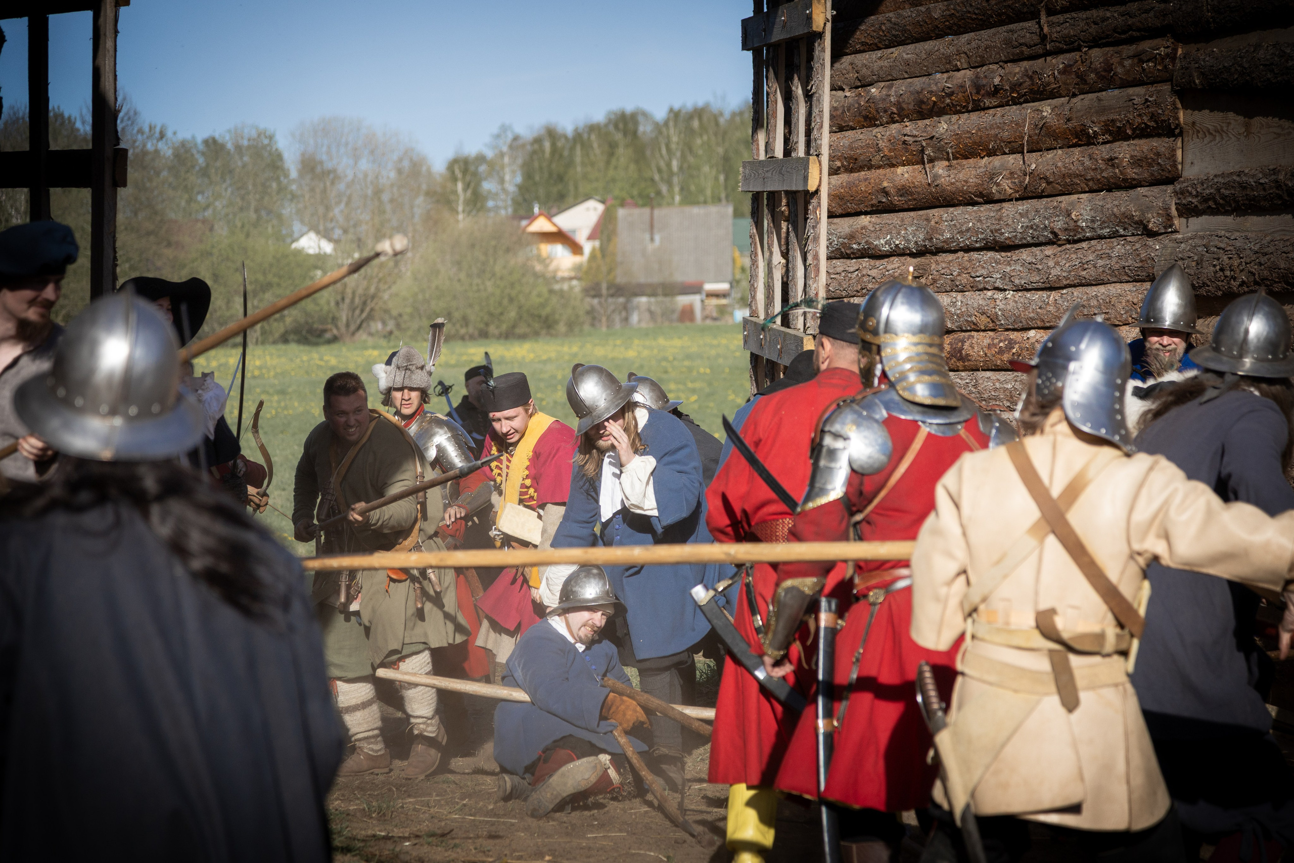 Золотая шпора. Огнем и мечем. День второй. Вылазка в лес. Штурм фортеции. Княжеский пир. Профессиональный интерьерный и репортажный фотограф Минск и РБ. Максим Орлов