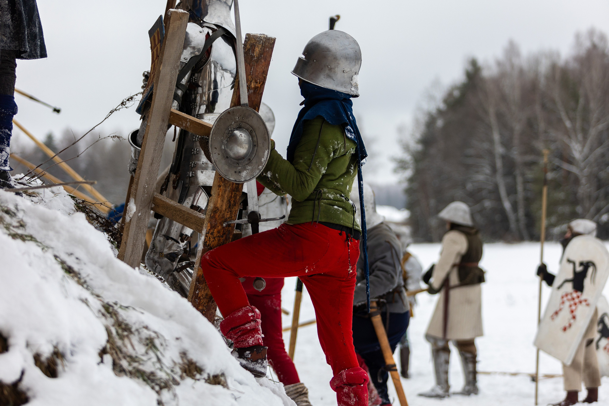 Зимние рыцарские маневры. Профессиональный интерьерный и репортажный фотограф Минск и РБ. Максим Орлов