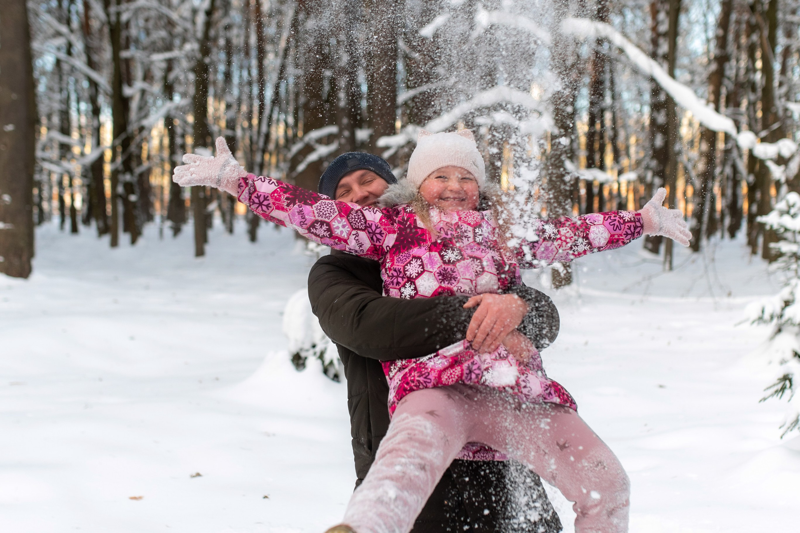Сергей с семьей (в парке). Профессиональный интерьерный и репортажный фотограф Минск и РБ. Максим Орлов