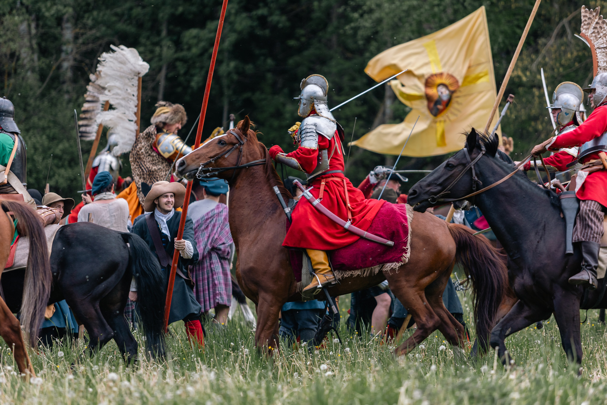 Золотая шпора. Маневры 17 века. Профессиональный интерьерный и репортажный фотограф Минск и РБ. Максим Орлов