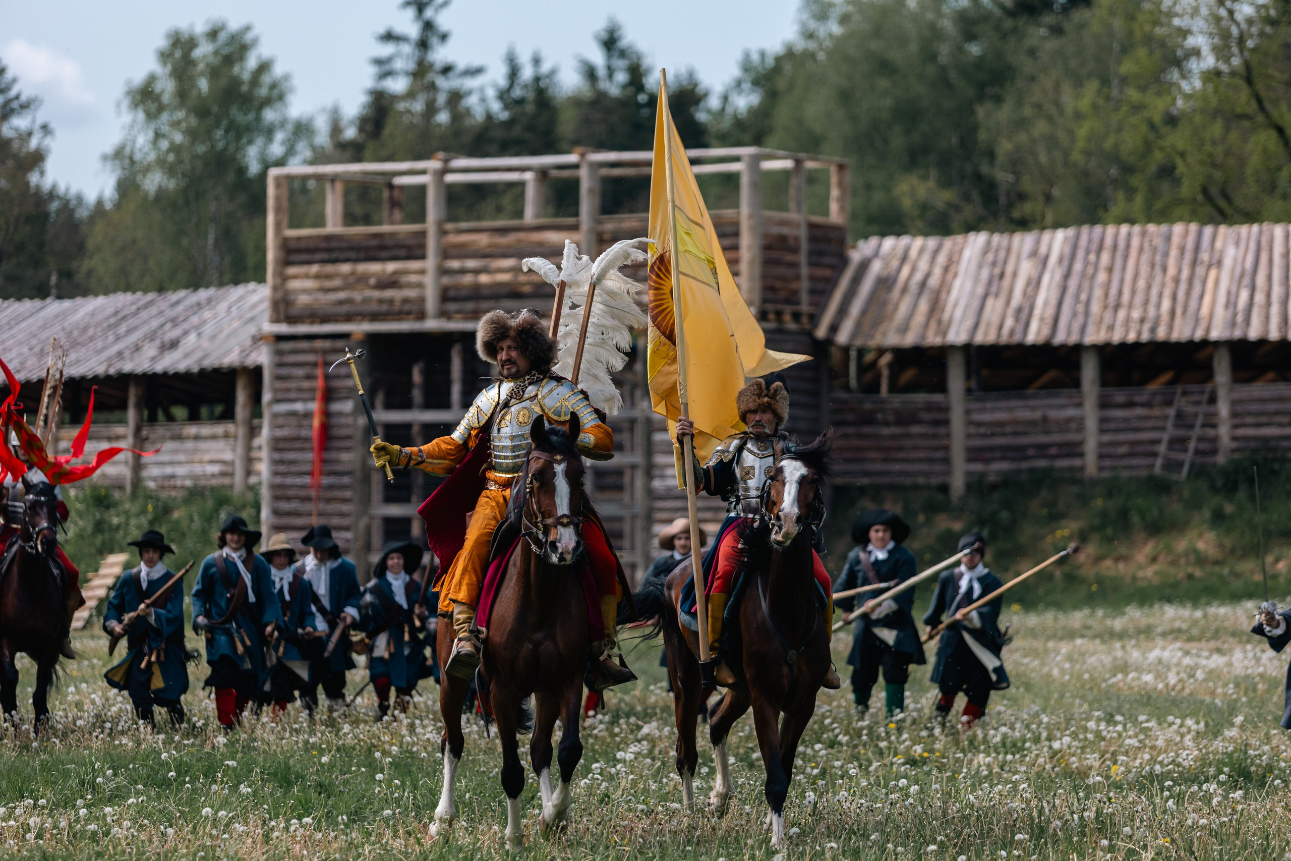 Золотая шпора. Маневры 17 века. Профессиональный интерьерный и репортажный фотограф Минск и РБ. Максим Орлов