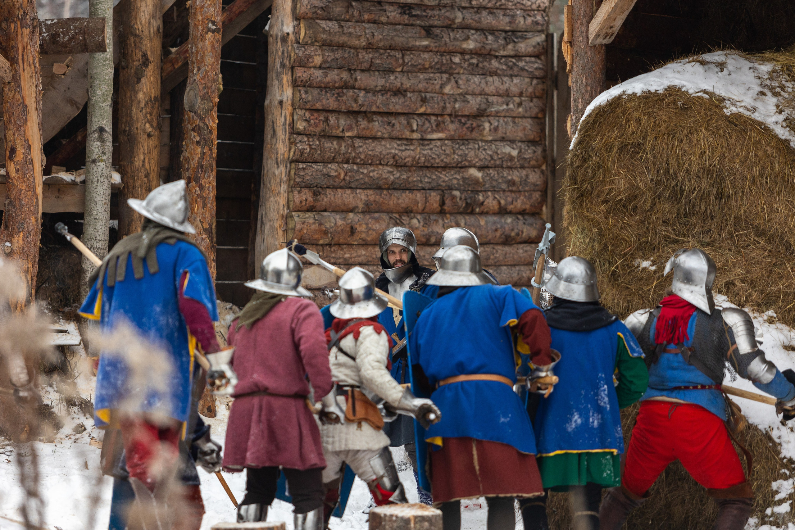 Зимние рыцарские маневры. Профессиональный интерьерный и репортажный фотограф Минск и РБ. Максим Орлов