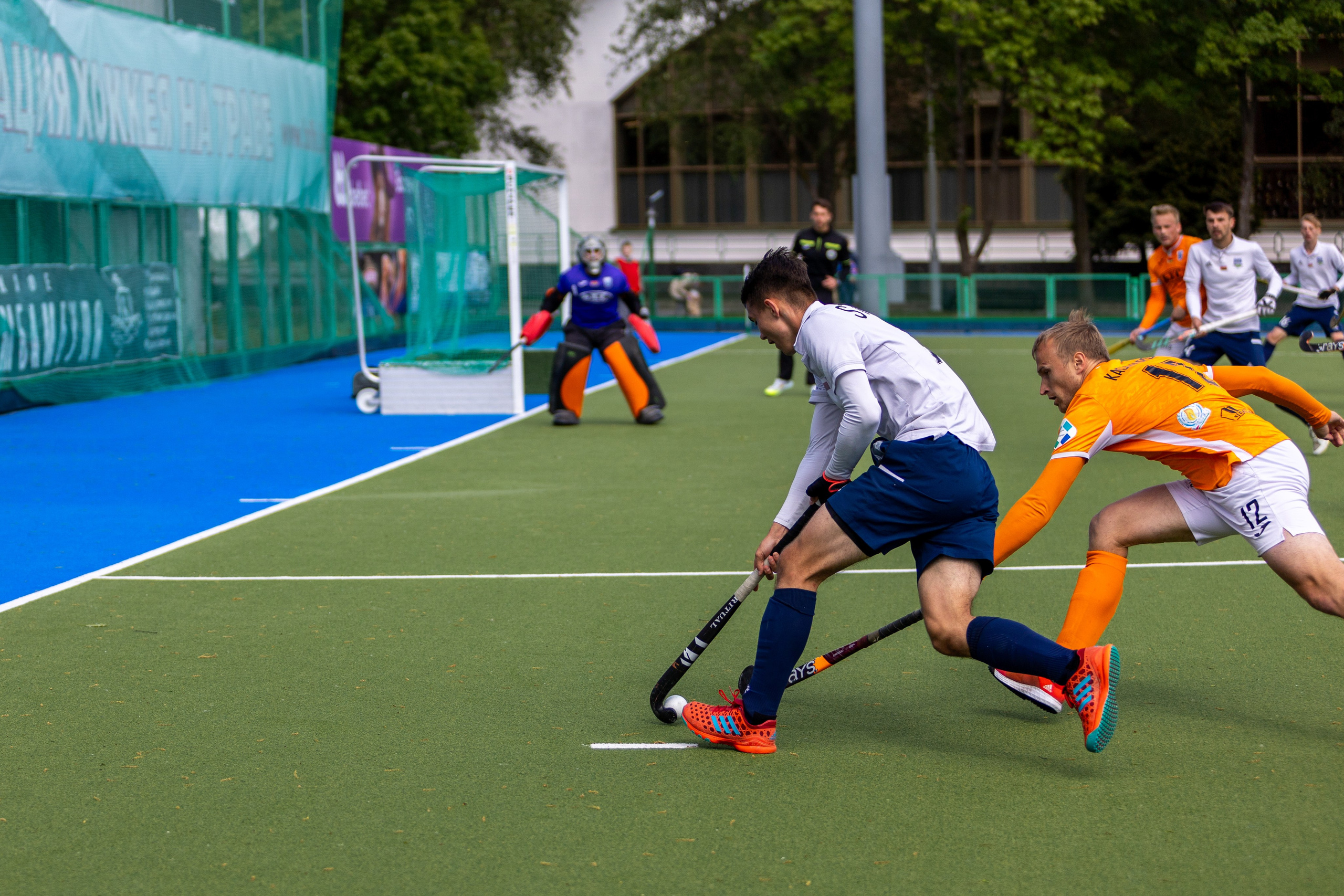 Хоккей на траве. ХК Минск — СК Строитель 11.05.2024. Профессиональный интерьерный и репортажный фотограф Минск и РБ. Максим Орлов