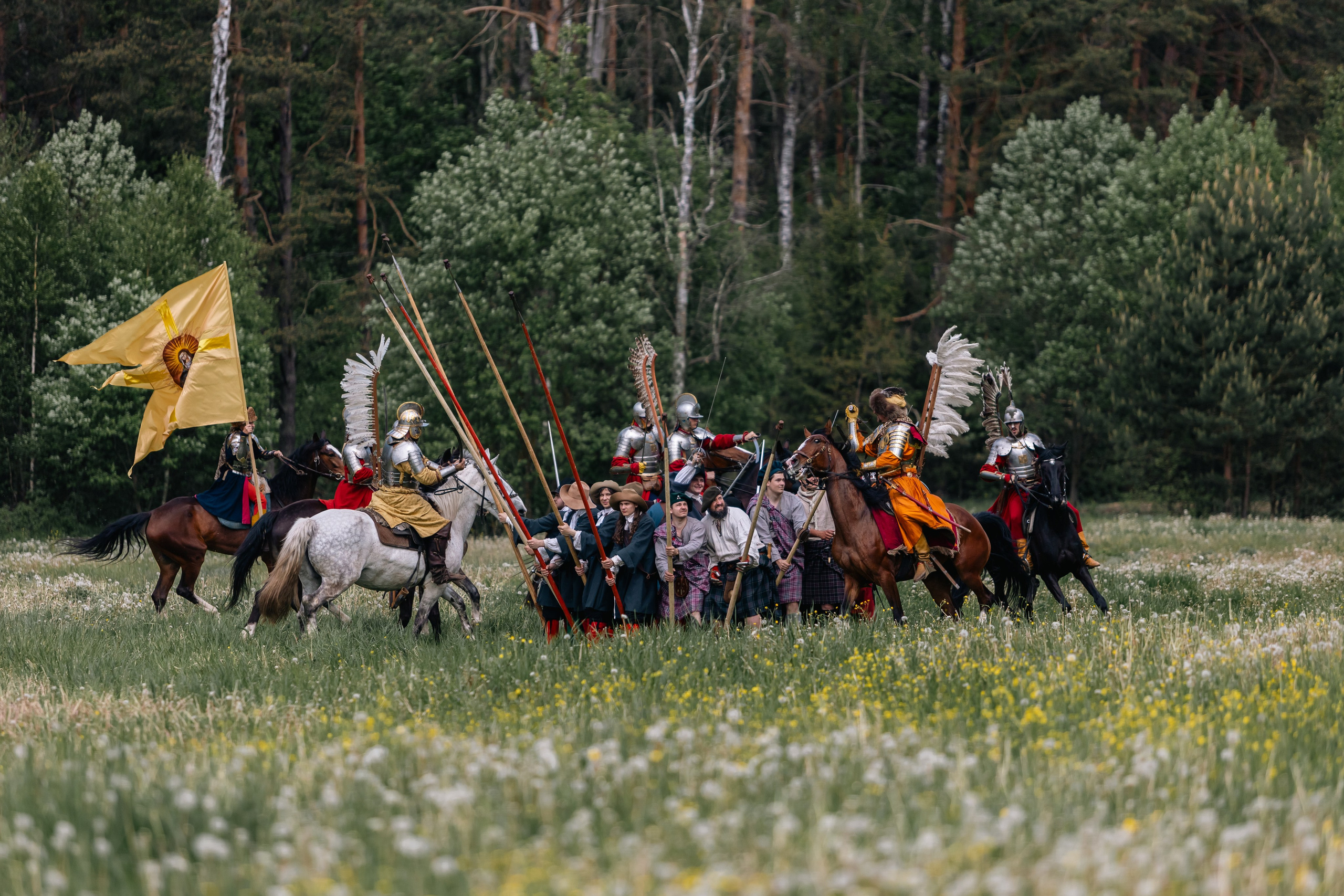 Золотая шпора. Маневры 17 века. Профессиональный интерьерный и репортажный фотограф Минск и РБ. Максим Орлов