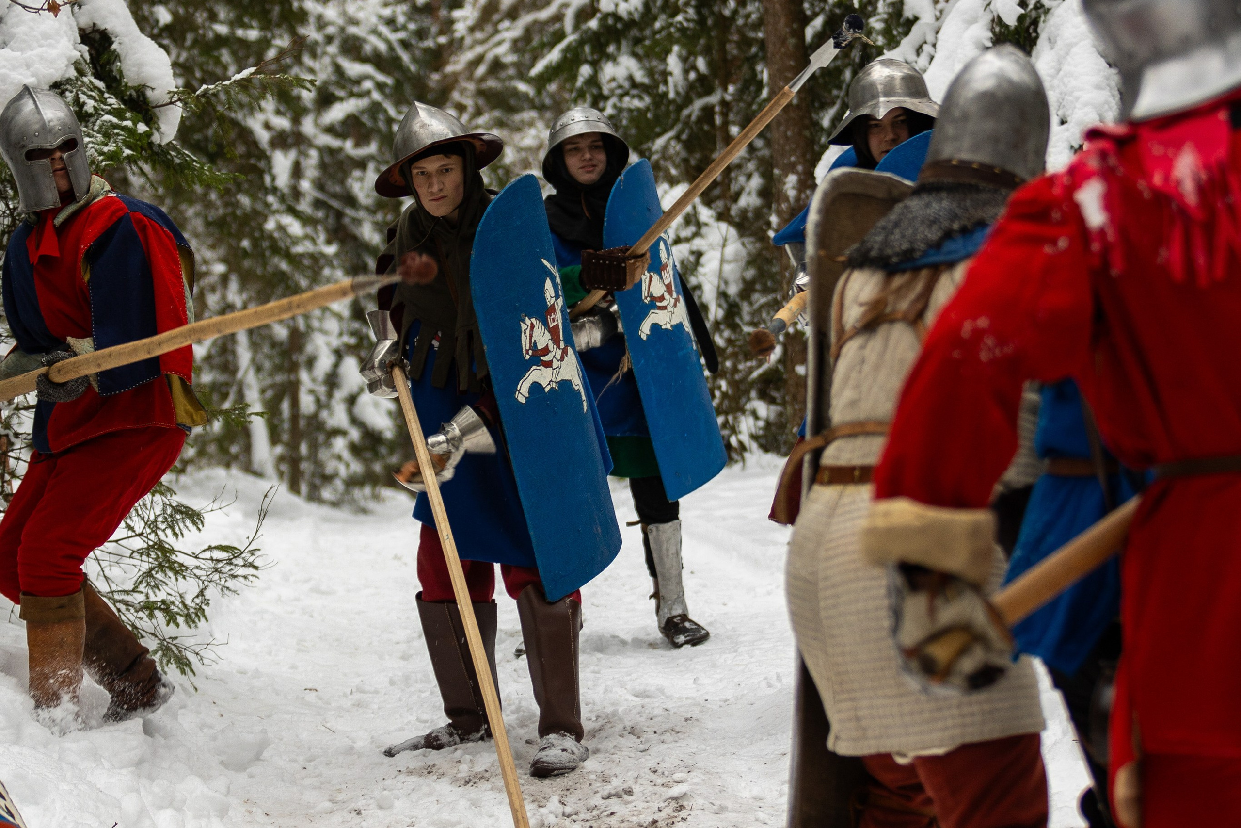 Зимние рыцарские маневры. Профессиональный интерьерный и репортажный фотограф Минск и РБ. Максим Орлов
