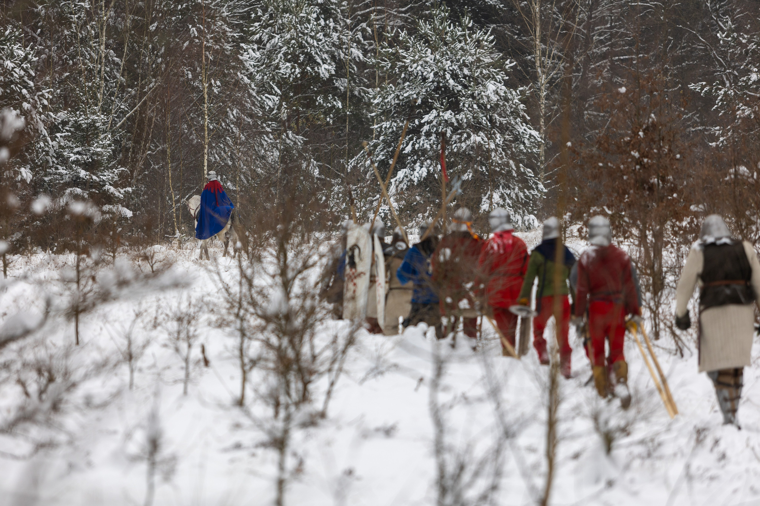 Зимние рыцарские маневры. Профессиональный интерьерный и репортажный фотограф Минск и РБ. Максим Орлов