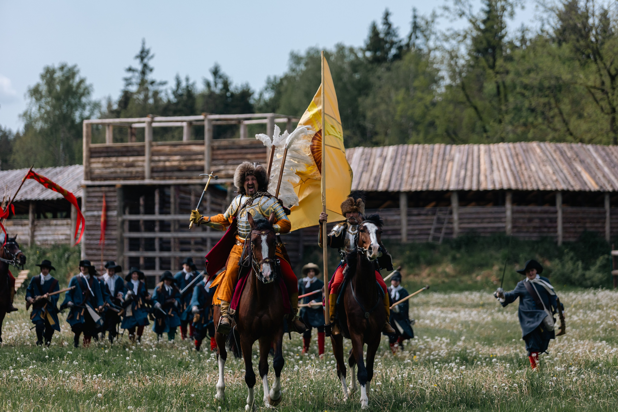 Золотая шпора. Маневры 17 века. Профессиональный интерьерный и репортажный фотограф Минск и РБ. Максим Орлов