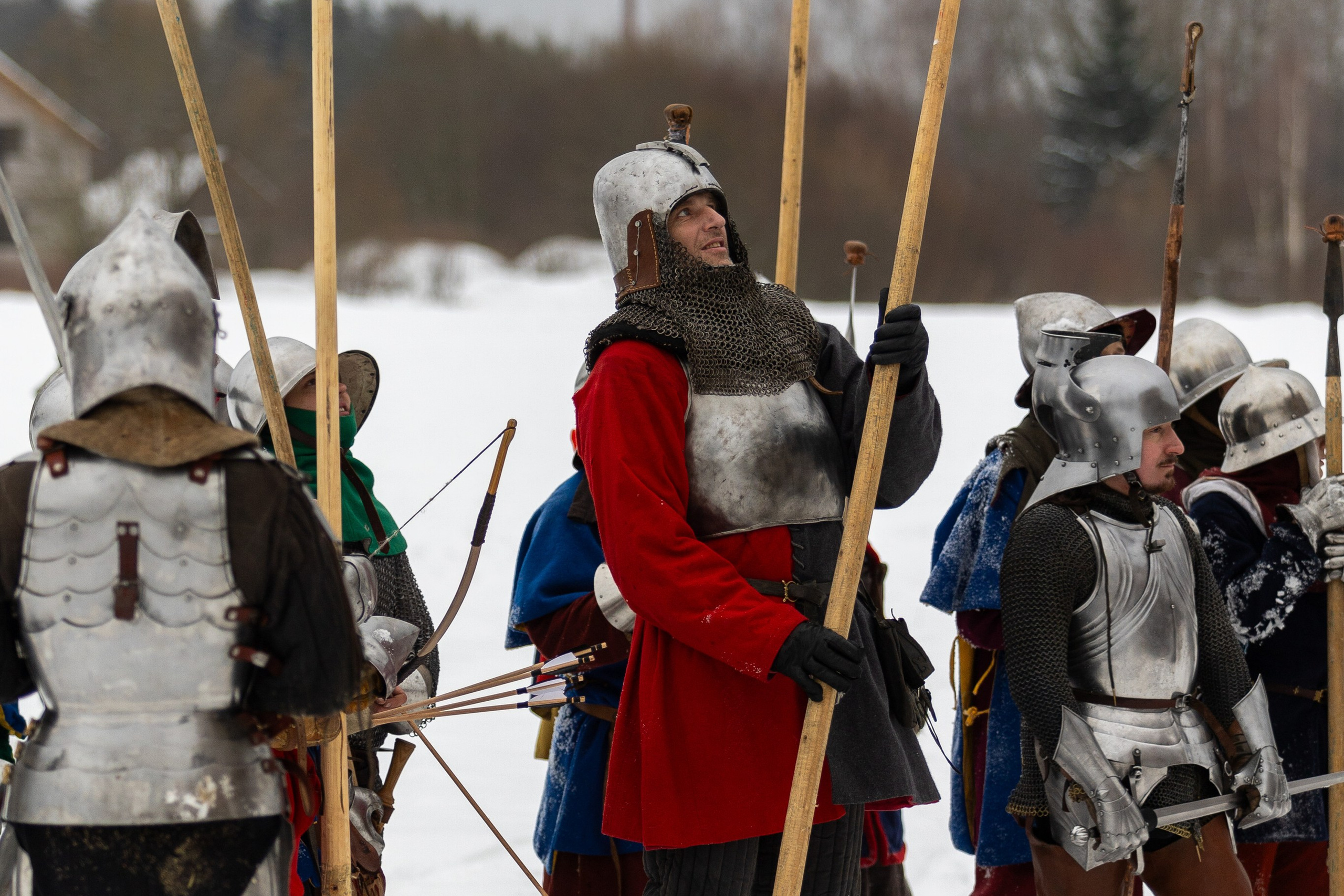 Зимние рыцарские маневры. Профессиональный интерьерный и репортажный фотограф Минск и РБ. Максим Орлов
