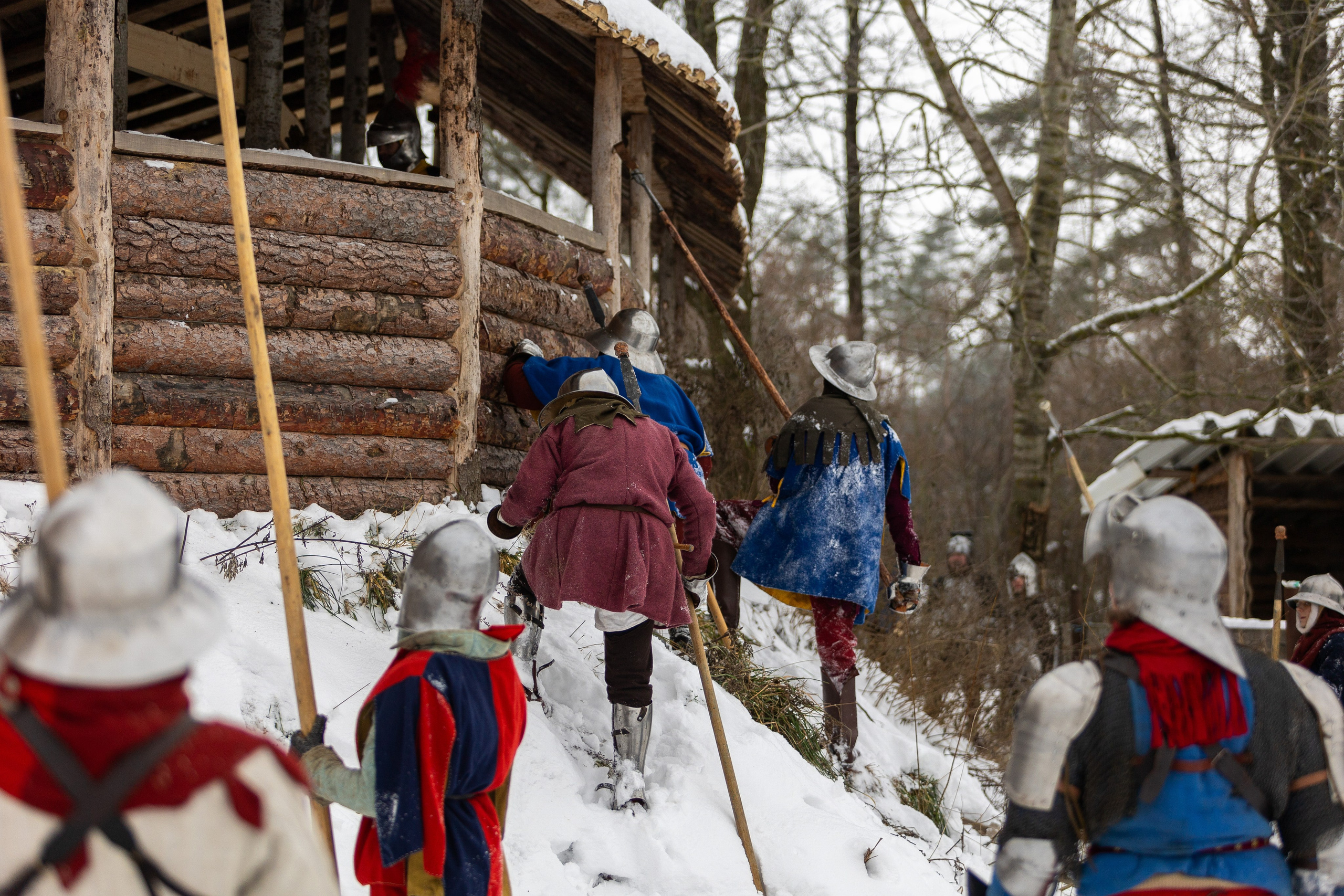 Зимние рыцарские маневры. Профессиональный интерьерный и репортажный фотограф Минск и РБ. Максим Орлов