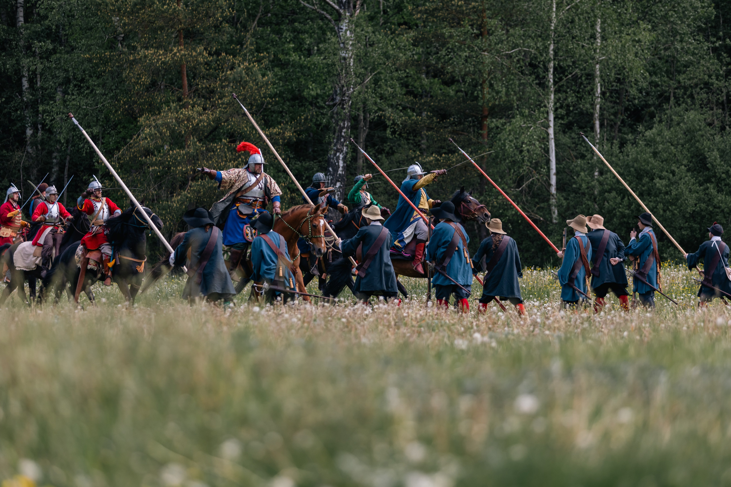 Золотая шпора. Маневры 17 века. Профессиональный интерьерный и репортажный фотограф Минск и РБ. Максим Орлов