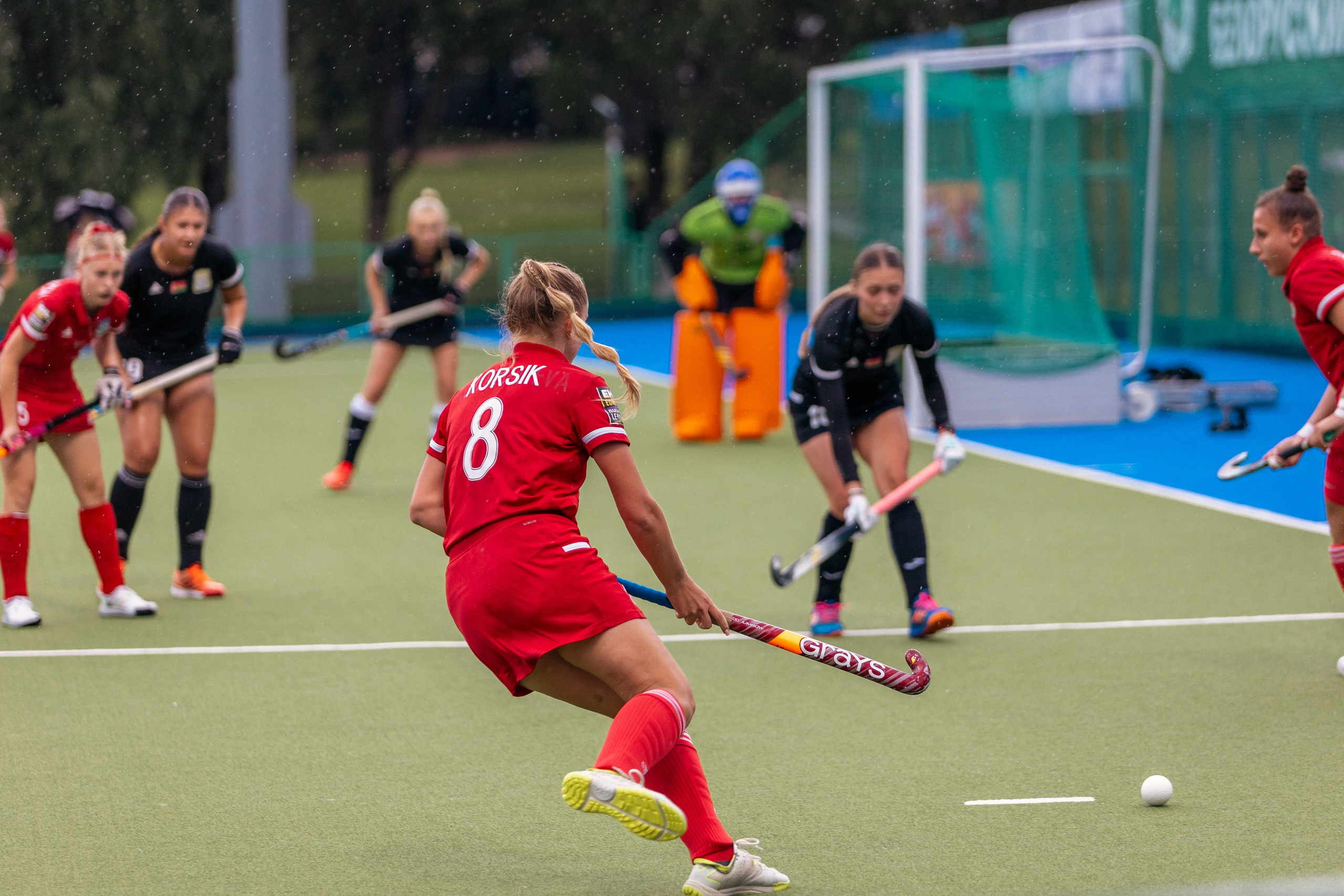 Хоккей на траве. Девушки. ХК Минск — ХК Виктория (Смолевичи) 10.06.2024. Профессиональный интерьерный и репортажный фотограф Минск и РБ. Максим Орлов