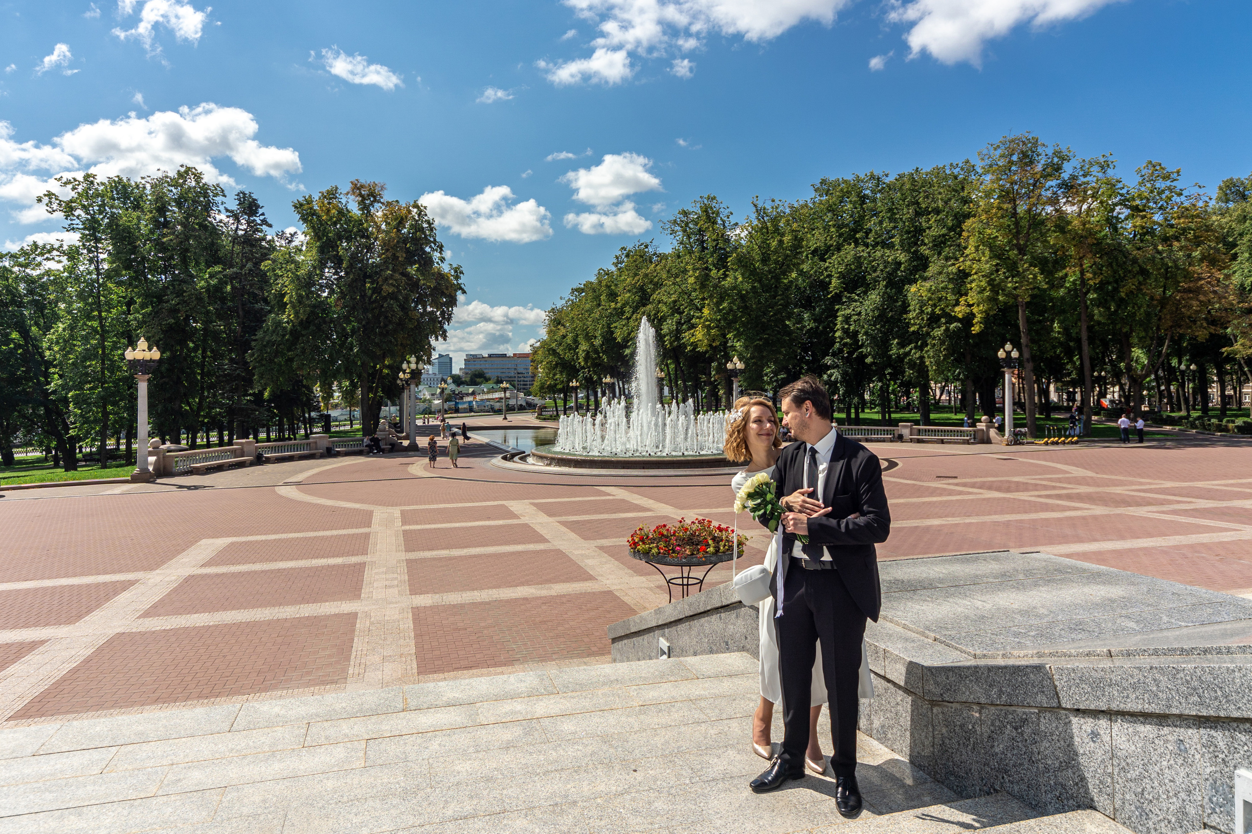 Свадебная прогулка Андрея и Ольги. Профессиональный интерьерный и репортажный фотограф Минск и РБ. Максим Орлов