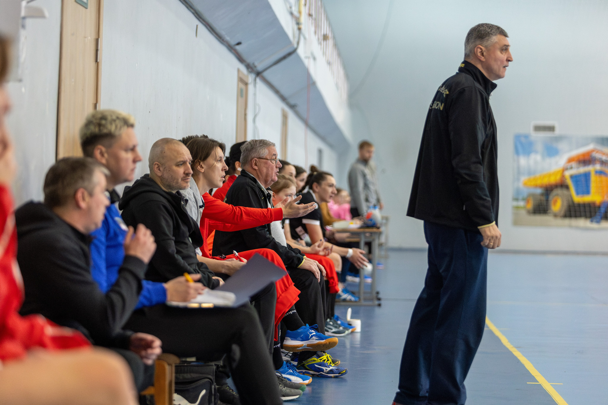 Женский гандбол. Лучшие кадры. БНТУ — Березина 09.12.2023. Профессиональный интерьерный и репортажный фотограф Минск и РБ. Максим Орлов