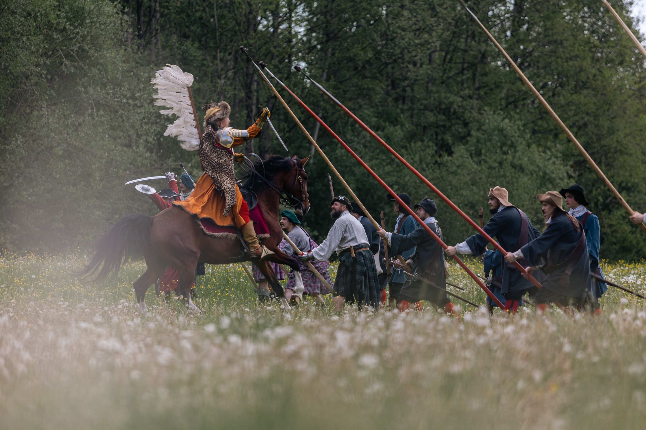 Золотая шпора. Маневры 17 века. Профессиональный интерьерный и репортажный фотограф Минск и РБ. Максим Орлов