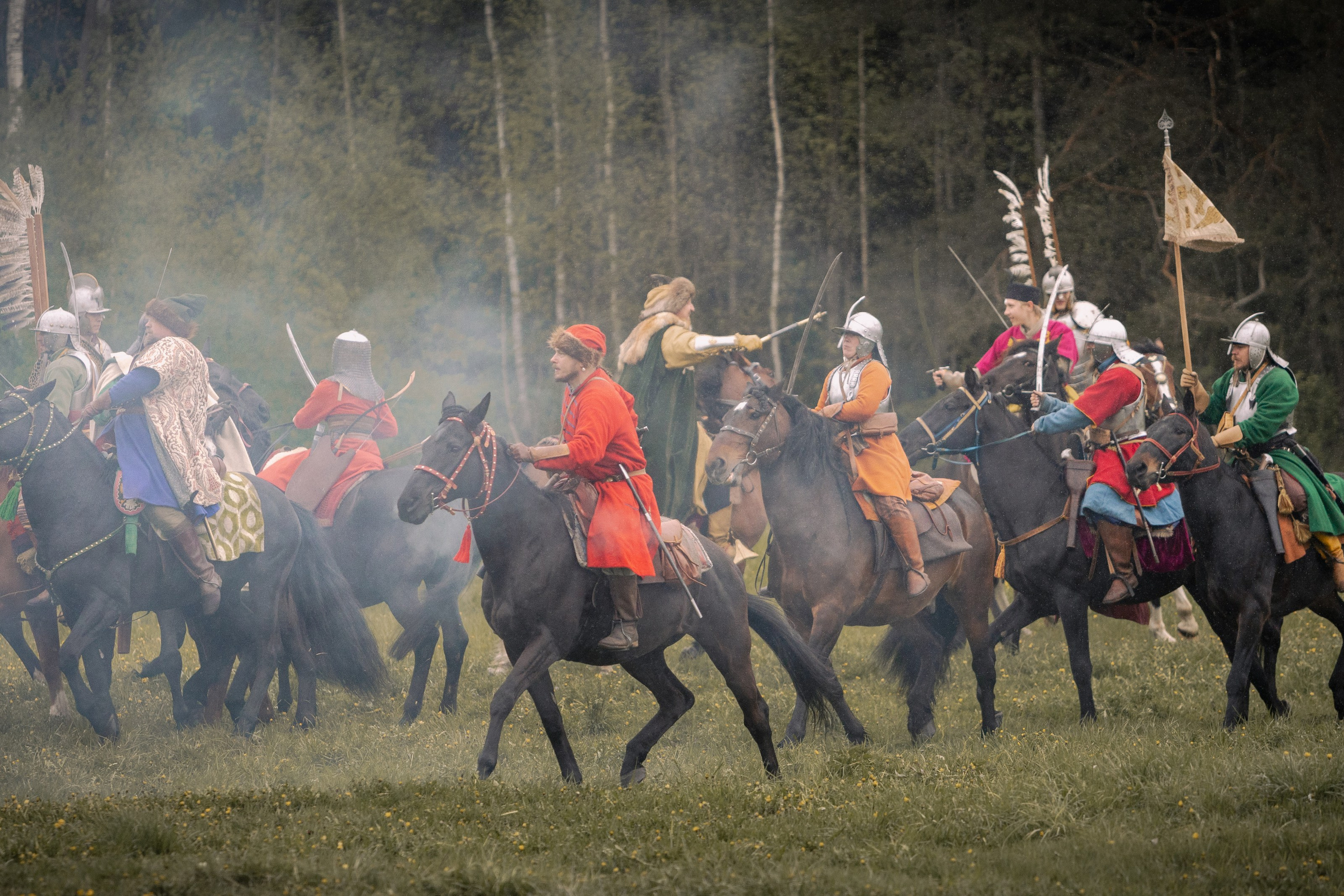 Золотая шпора. Огнем и мечем. День третий. Бой на поле. Профессиональный интерьерный и репортажный фотограф Минск и РБ. Максим Орлов