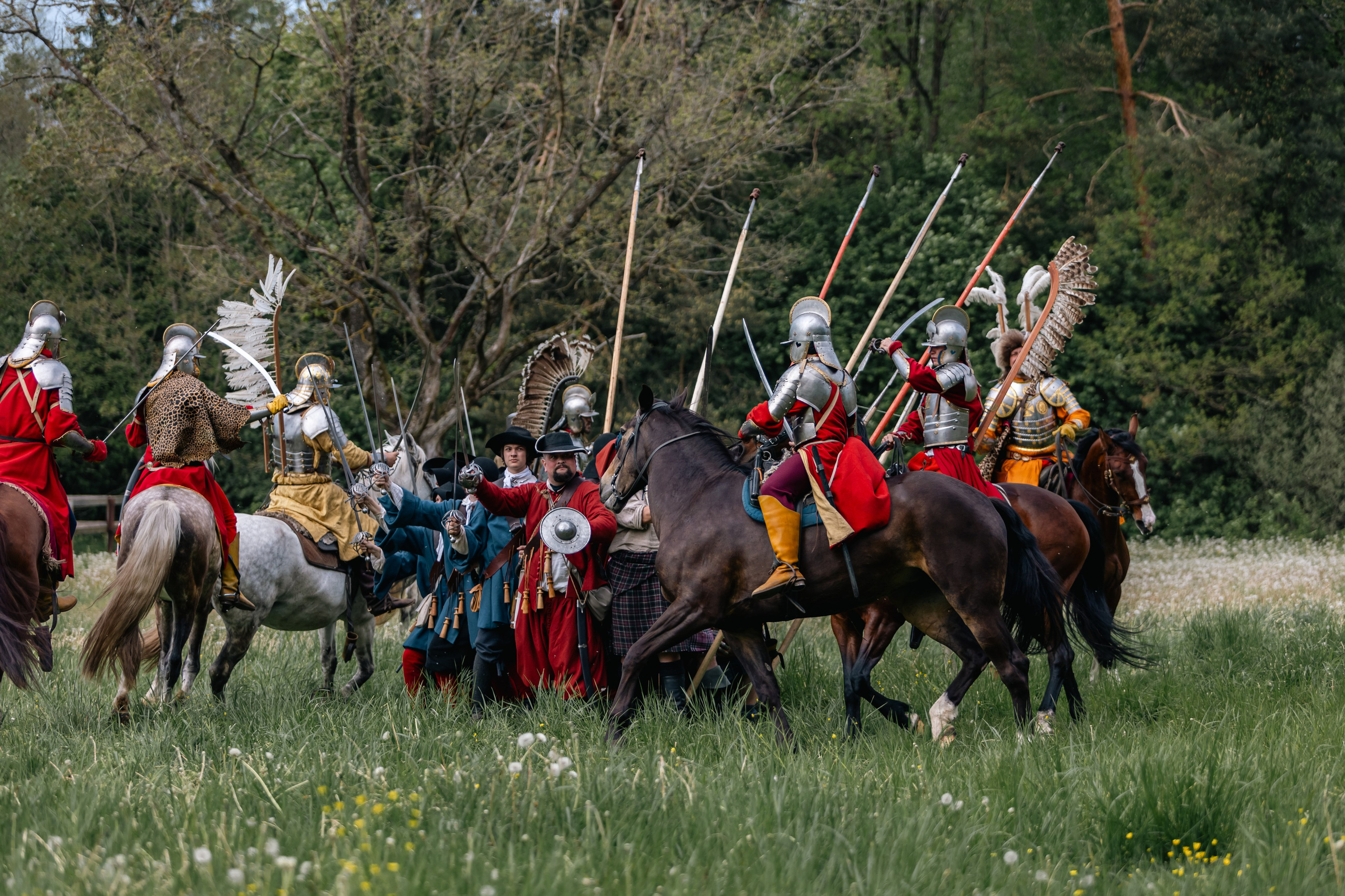 Золотая шпора. Маневры 17 века. Профессиональный интерьерный и репортажный фотограф Минск и РБ. Максим Орлов