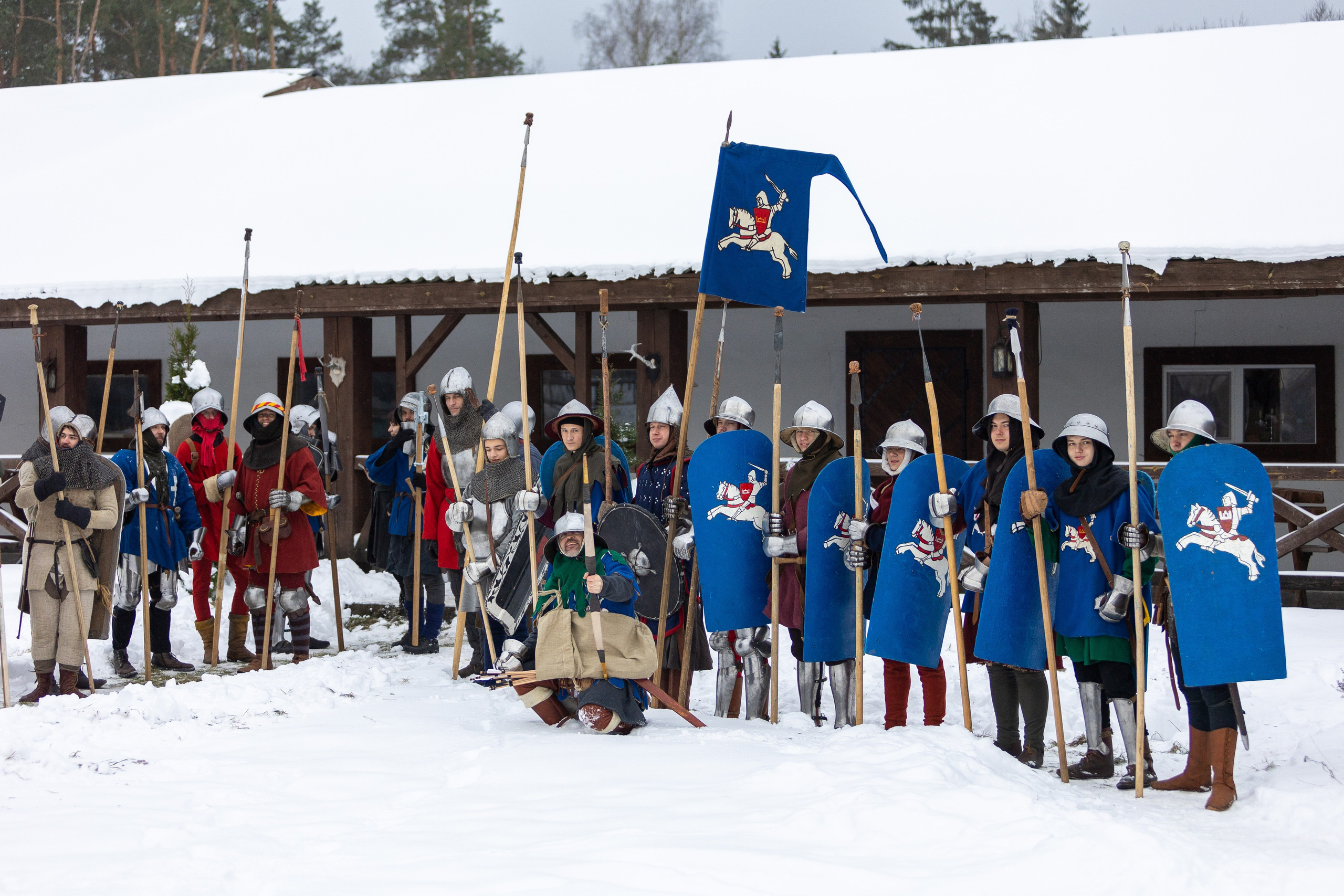 Зимние рыцарские маневры. Профессиональный интерьерный и репортажный фотограф Минск и РБ. Максим Орлов