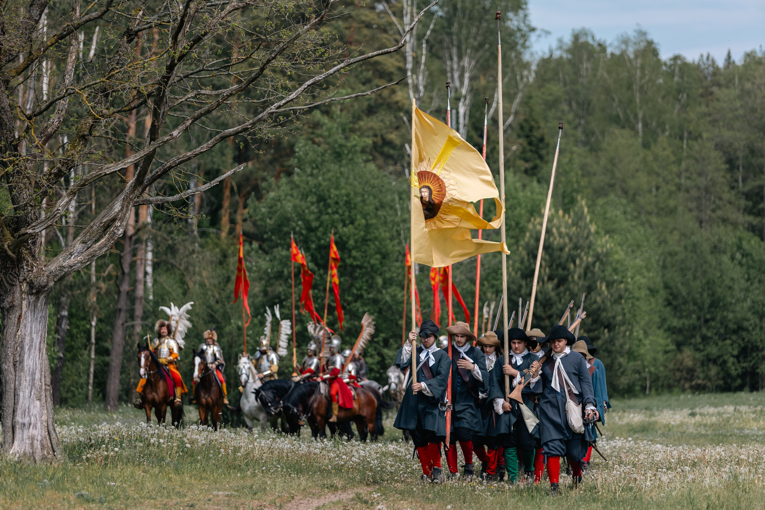 Золотая шпора. Маневры 17 века. Профессиональный интерьерный и репортажный фотограф Минск и РБ. Максим Орлов
