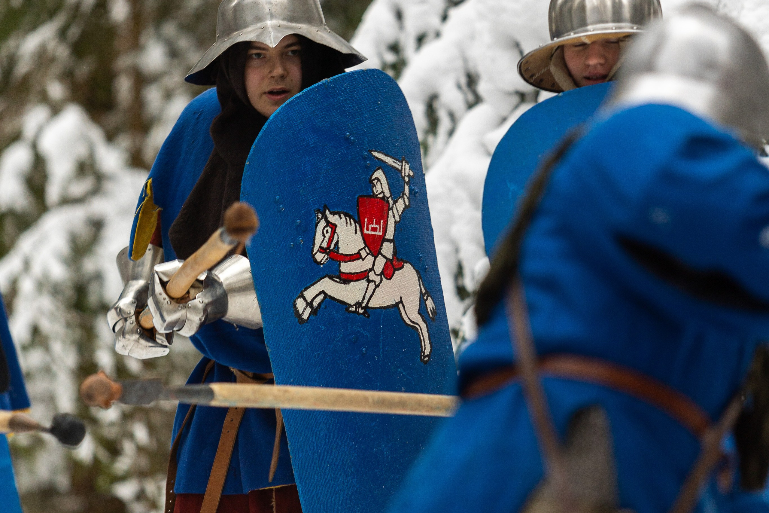 Зимние рыцарские маневры. Профессиональный интерьерный и репортажный фотограф Минск и РБ. Максим Орлов