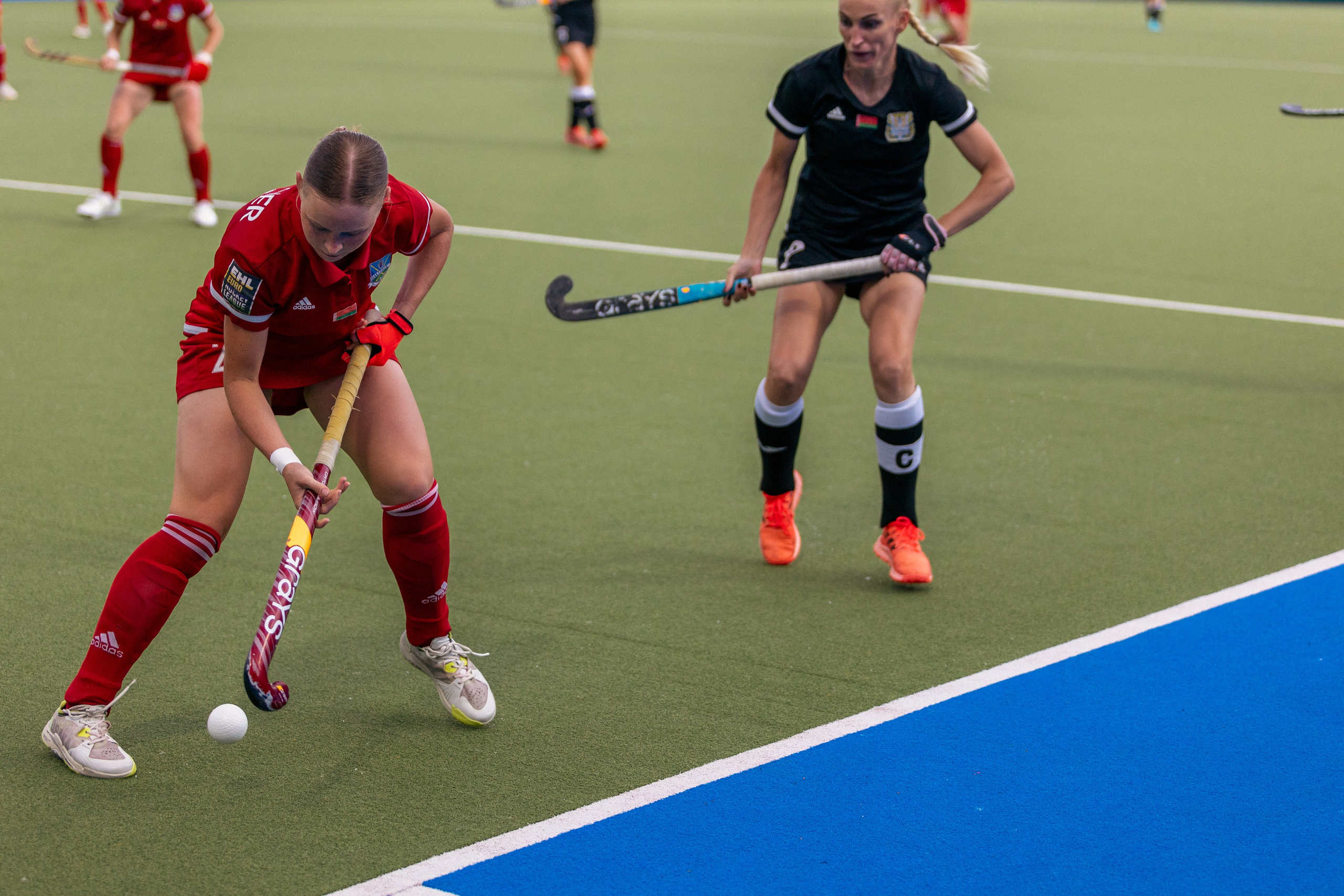 Хоккей на траве. Девушки. ХК Минск — ХК Виктория (Смолевичи) 10.06.2024. Профессиональный интерьерный и репортажный фотограф Минск и РБ. Максим Орлов