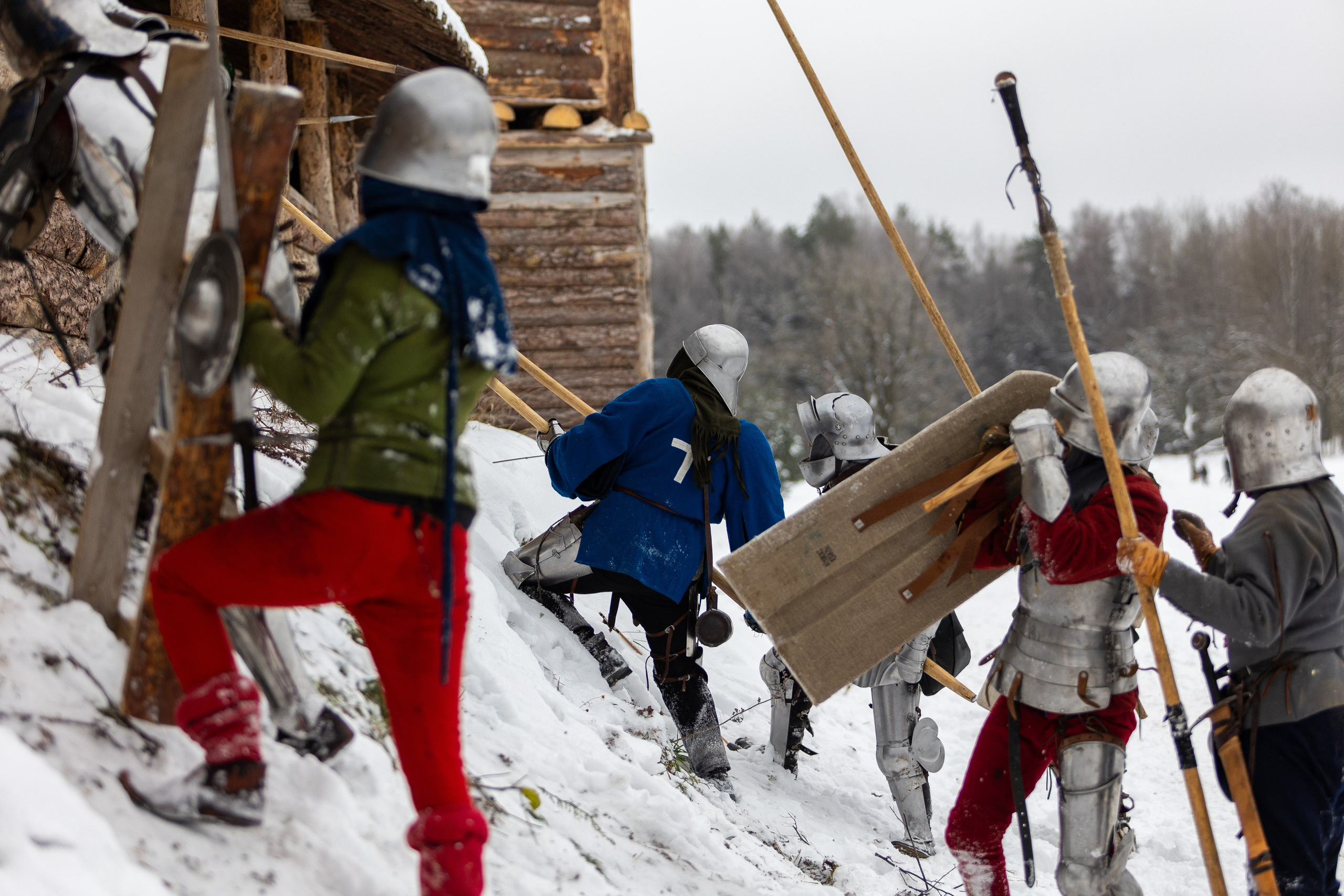 Зимние рыцарские маневры. Профессиональный интерьерный и репортажный фотограф Минск и РБ. Максим Орлов