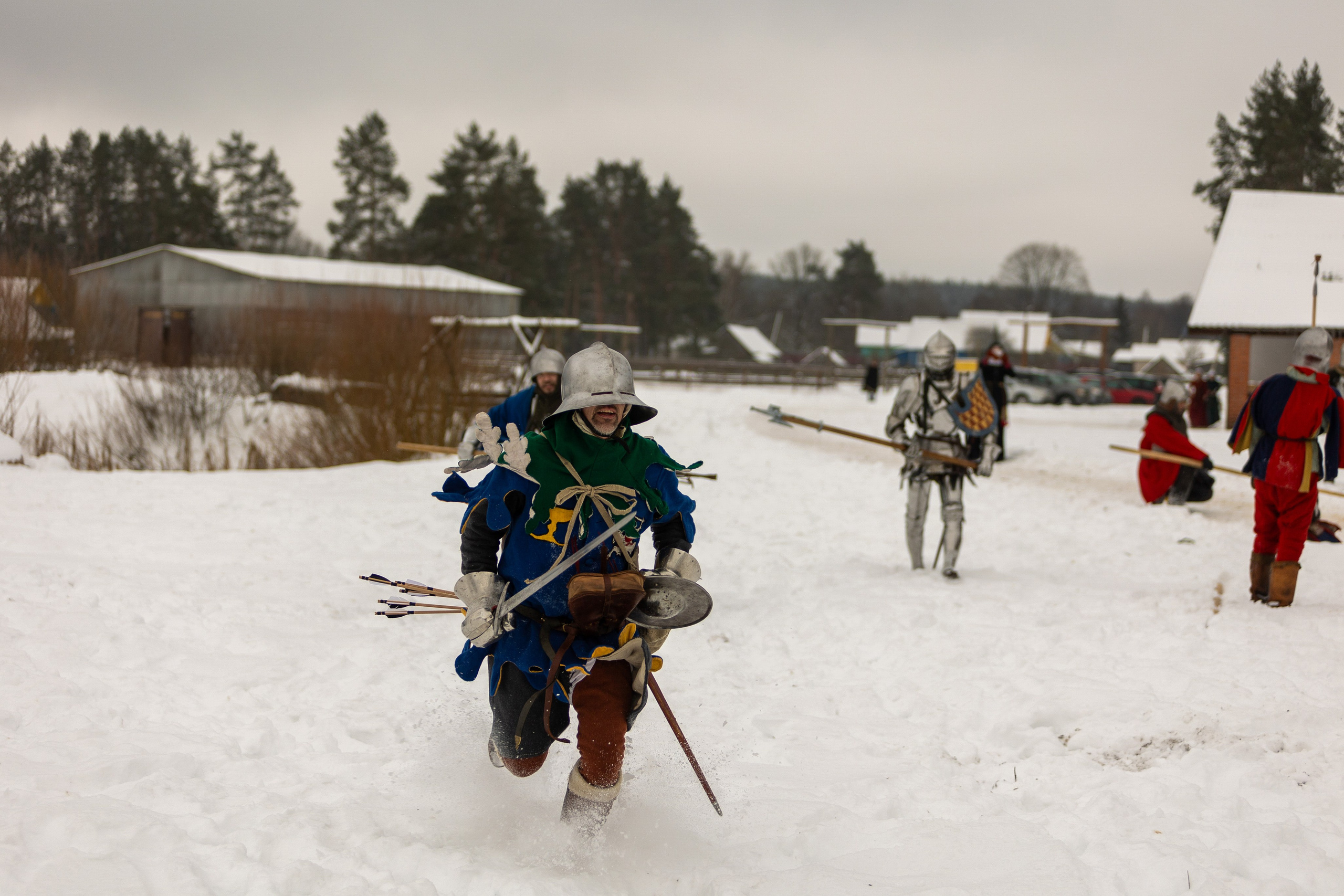 Зимние рыцарские маневры. Профессиональный интерьерный и репортажный фотограф Минск и РБ. Максим Орлов