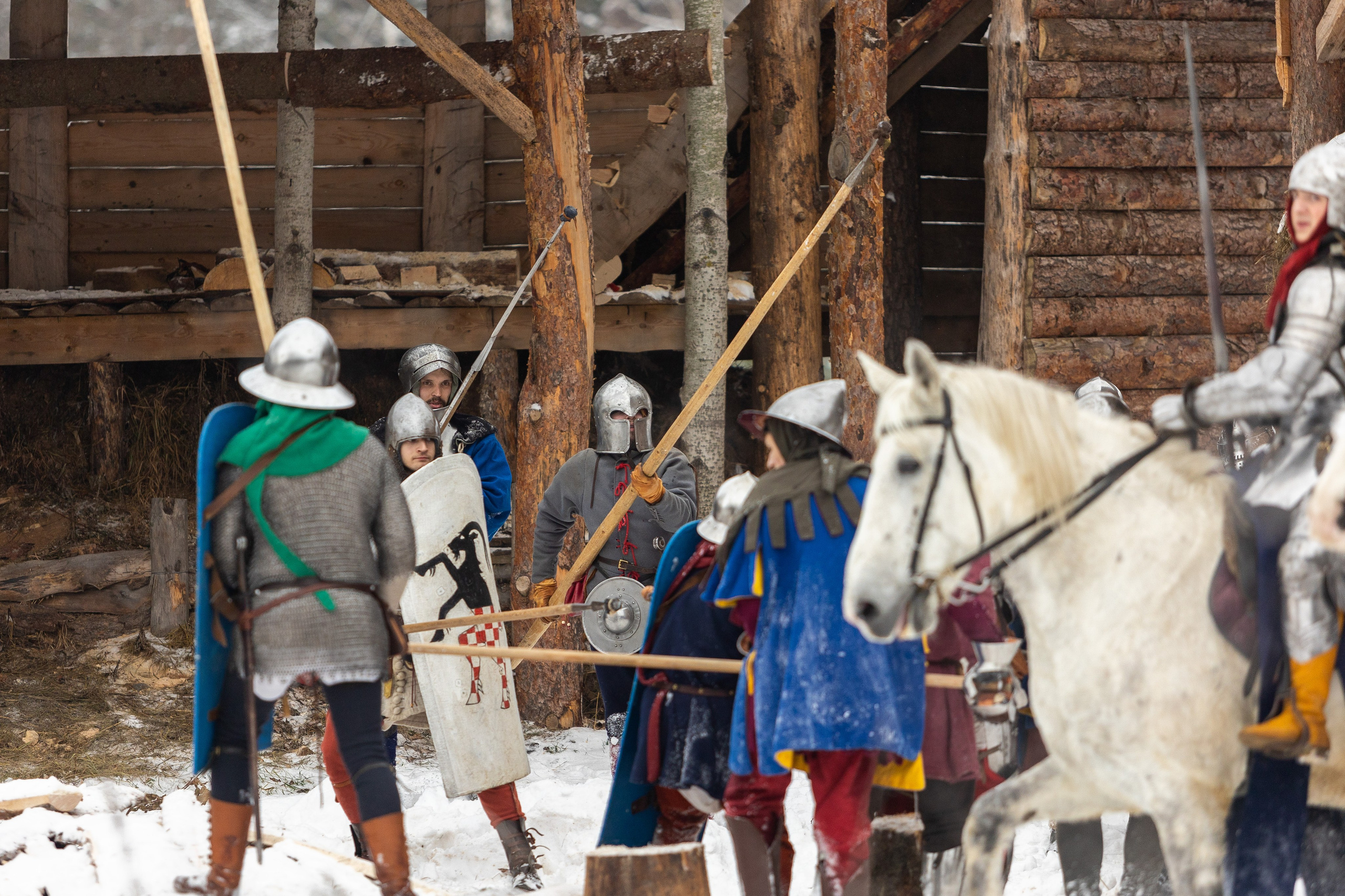 Зимние рыцарские маневры. Профессиональный интерьерный и репортажный фотограф Минск и РБ. Максим Орлов