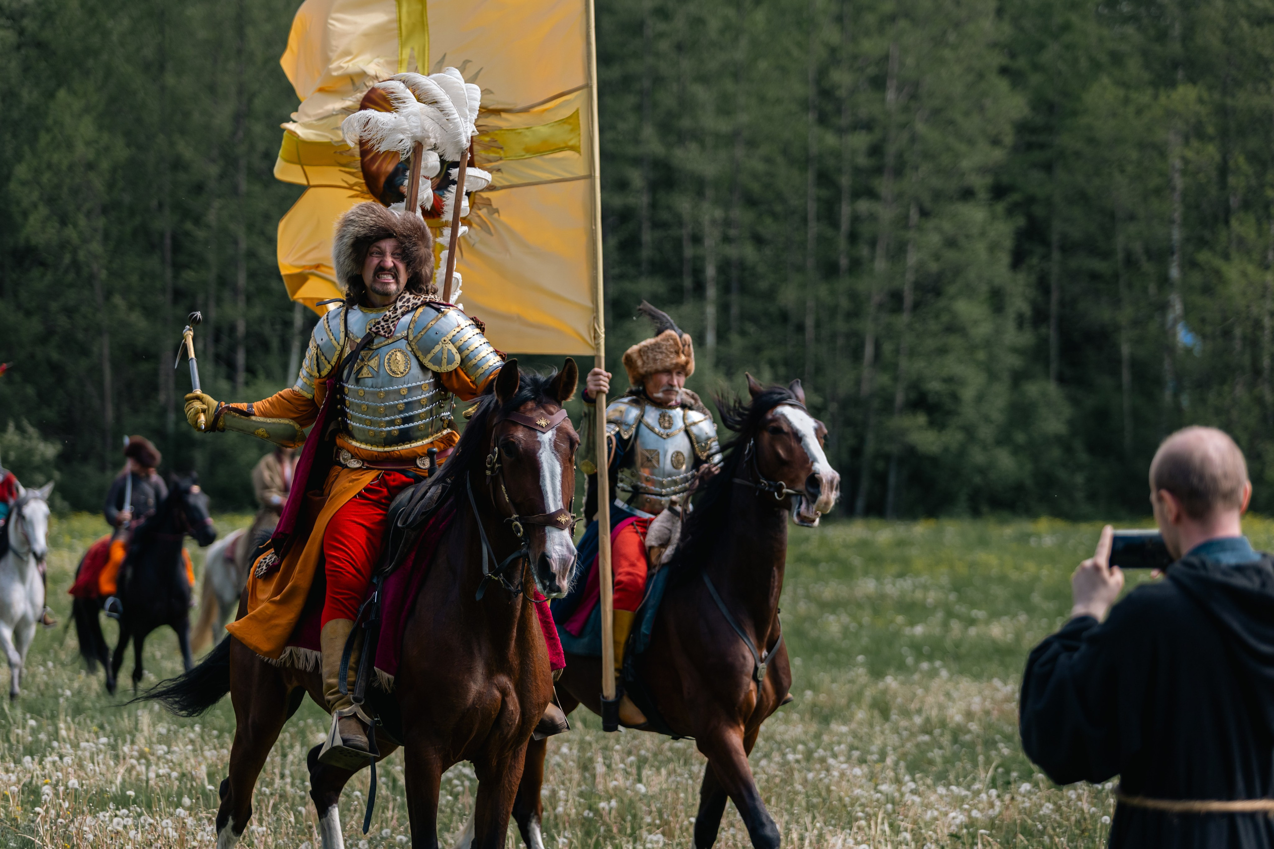 Золотая шпора. Маневры 17 века. Профессиональный интерьерный и репортажный фотограф Минск и РБ. Максим Орлов