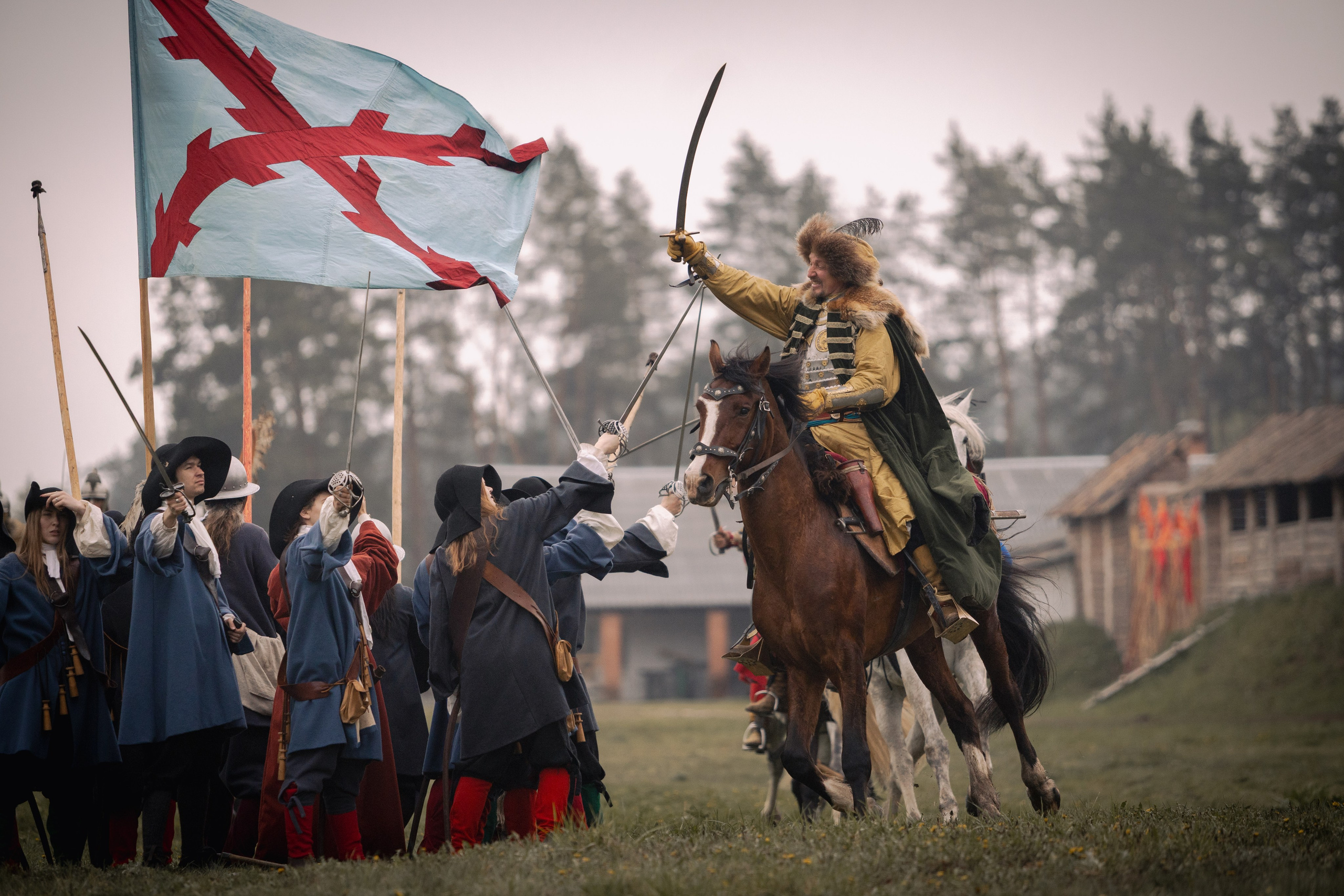 Золотая шпора. Огнем и мечем. День третий. Бой на поле. Профессиональный интерьерный и репортажный фотограф Минск и РБ. Максим Орлов