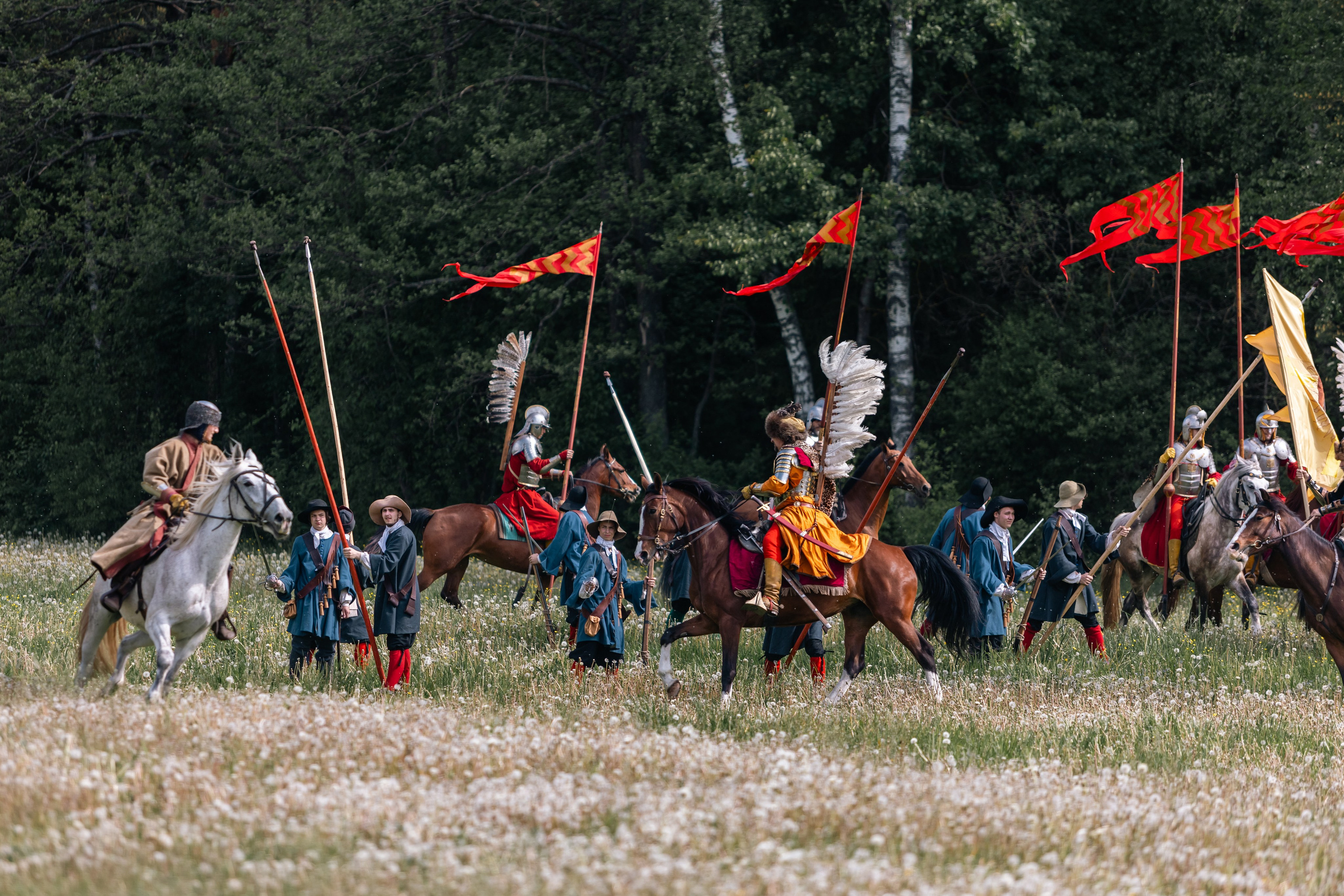 Золотая шпора. Маневры 17 века. Профессиональный интерьерный и репортажный фотограф Минск и РБ. Максим Орлов